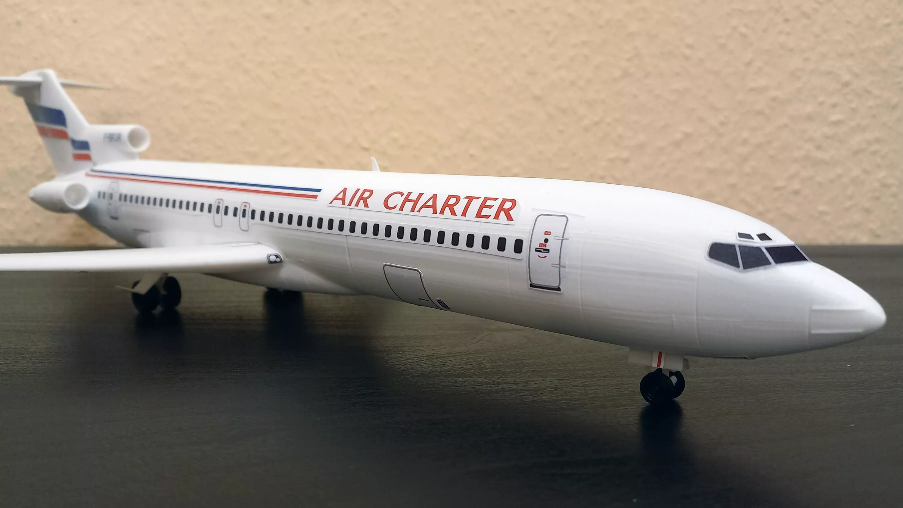 26101 Model kit Boeing 727-200 Down fg 3D print model_45