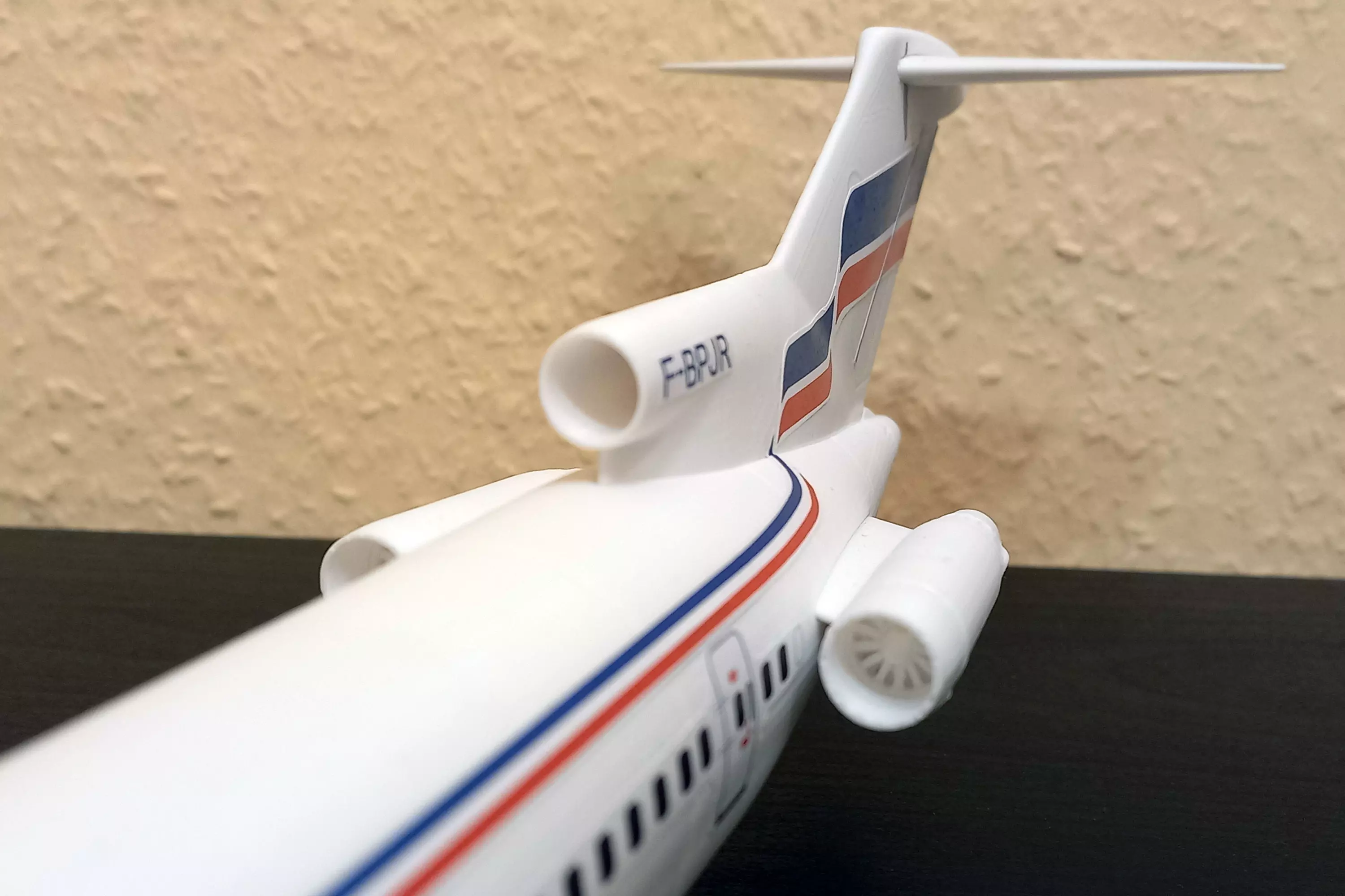26101 Model kit Boeing 727-200 Down fg 3D print model_36