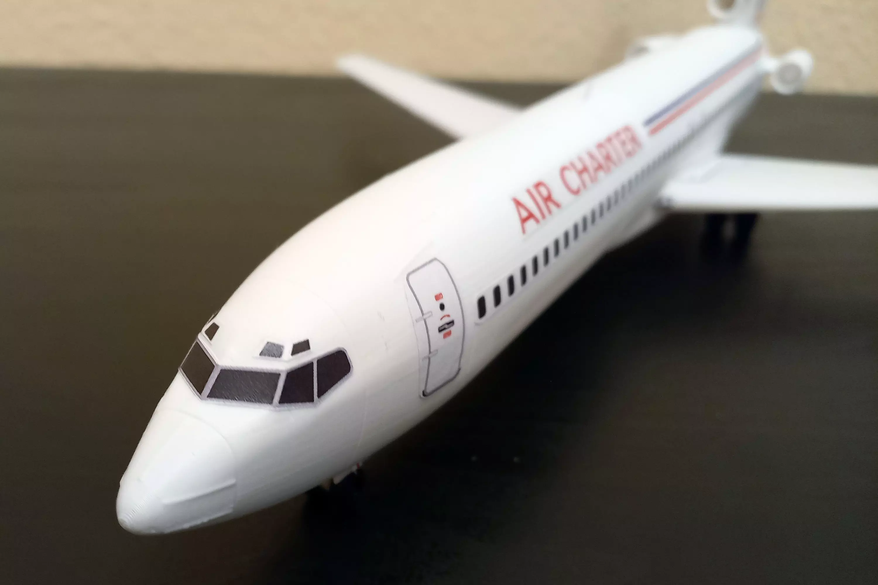 26101 Model kit Boeing 727-200 Down fg 3D print model_35