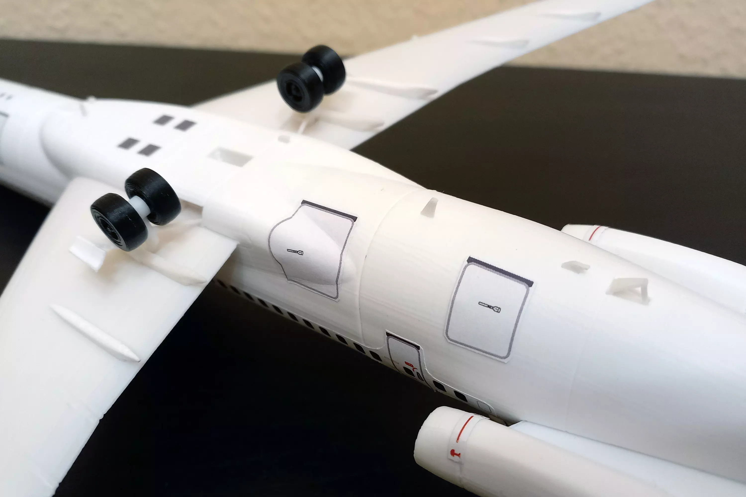 26101 Model kit Boeing 727-200 Down fg 3D print model_52