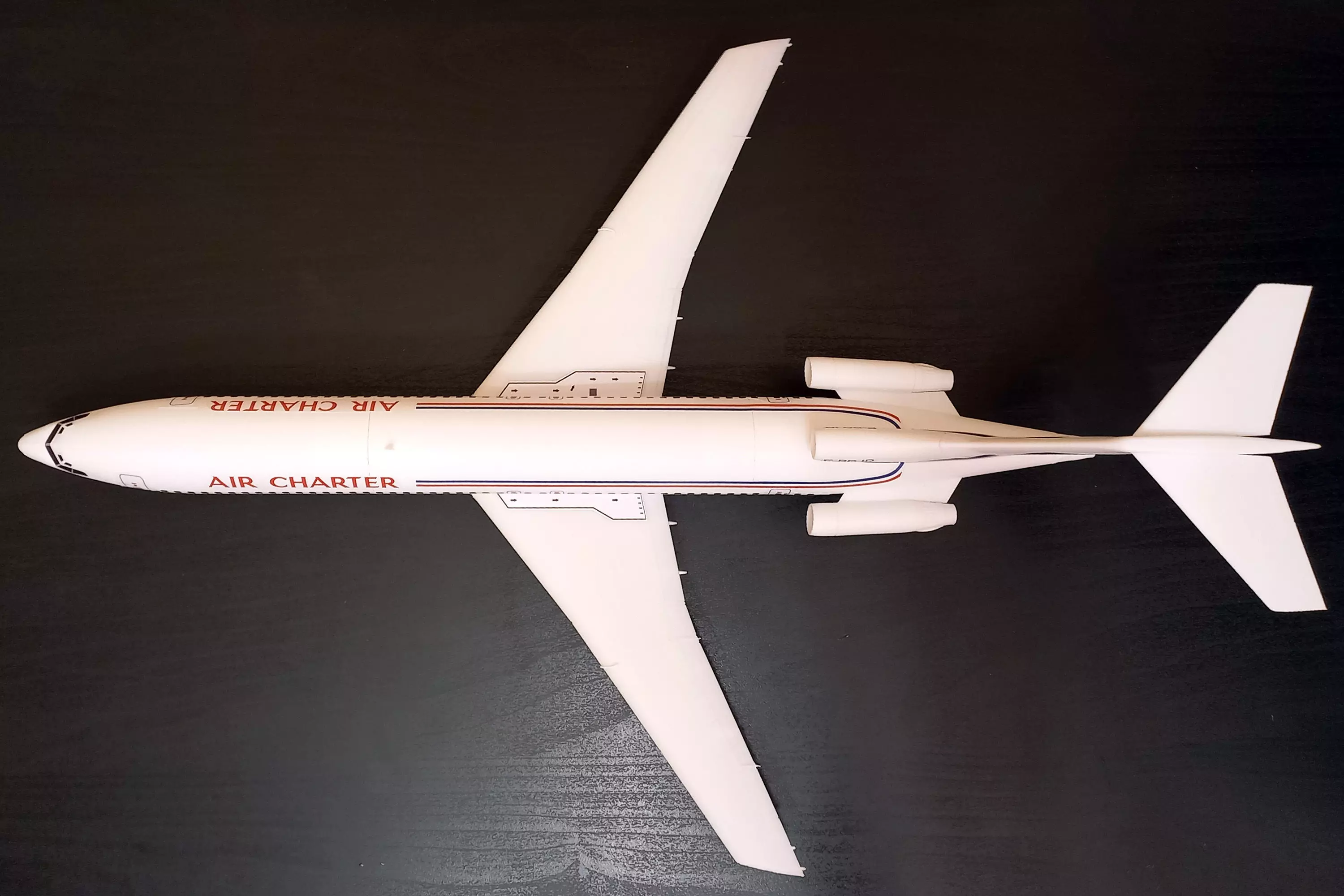 26101 Model kit Boeing 727-200 Down fg 3D print model_18