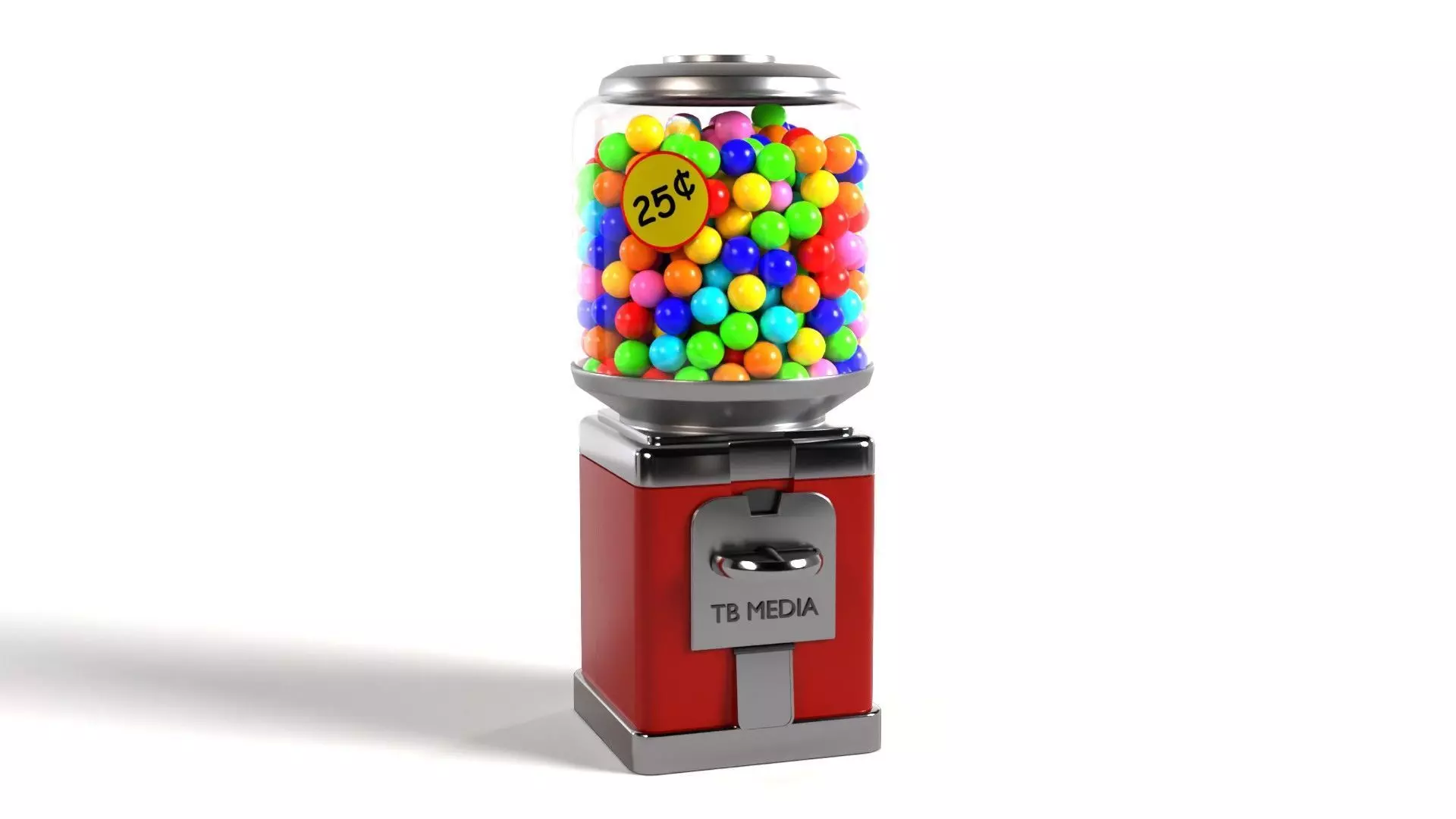 Gumball Machine 3D model_0
