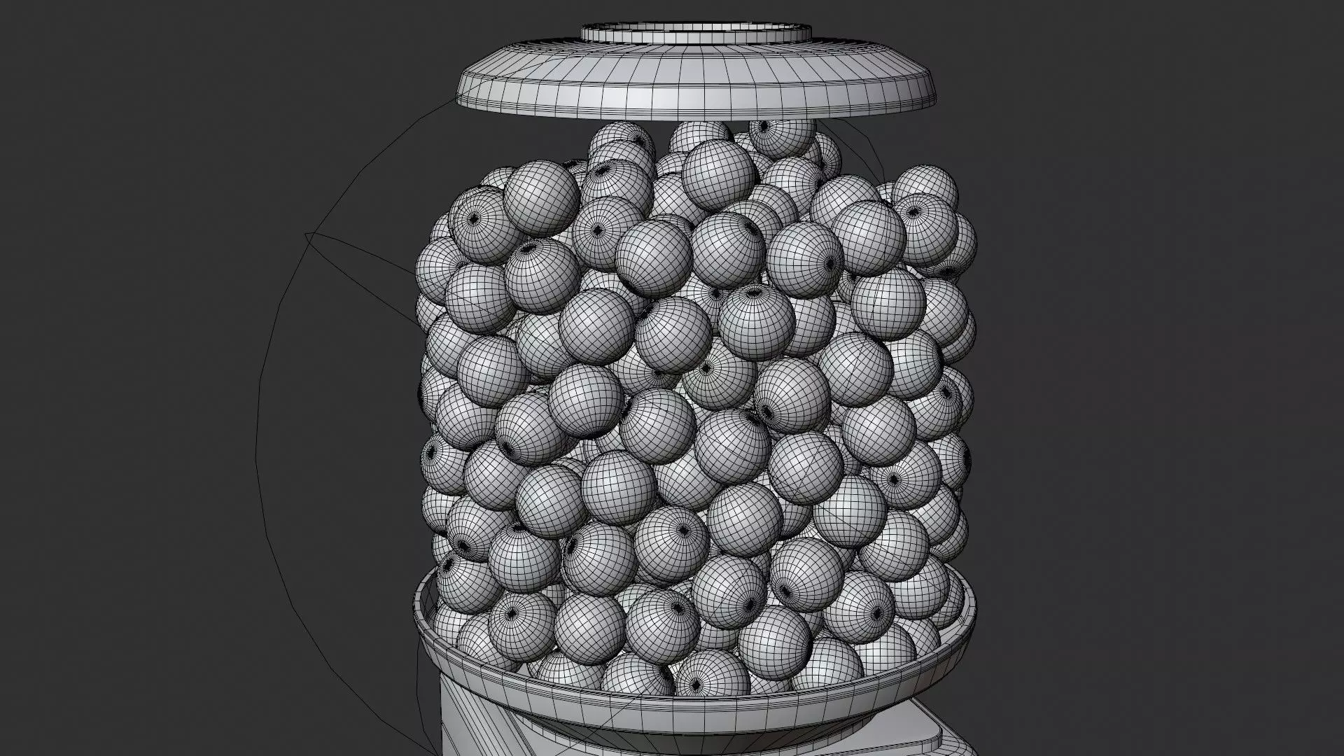 Gumball Machine 3D model_7