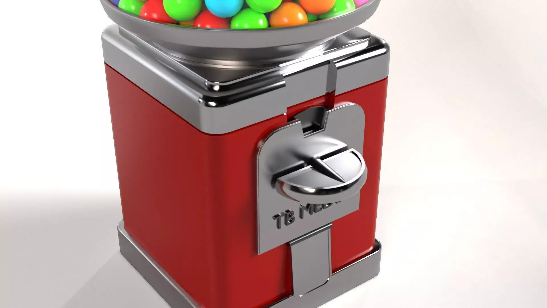 Gumball Machine 3D model_3