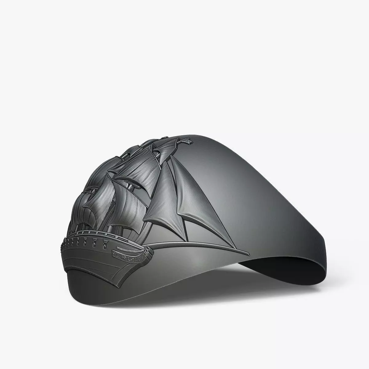 Door Stopper with Sailing Ship Decoration 3D print model_0