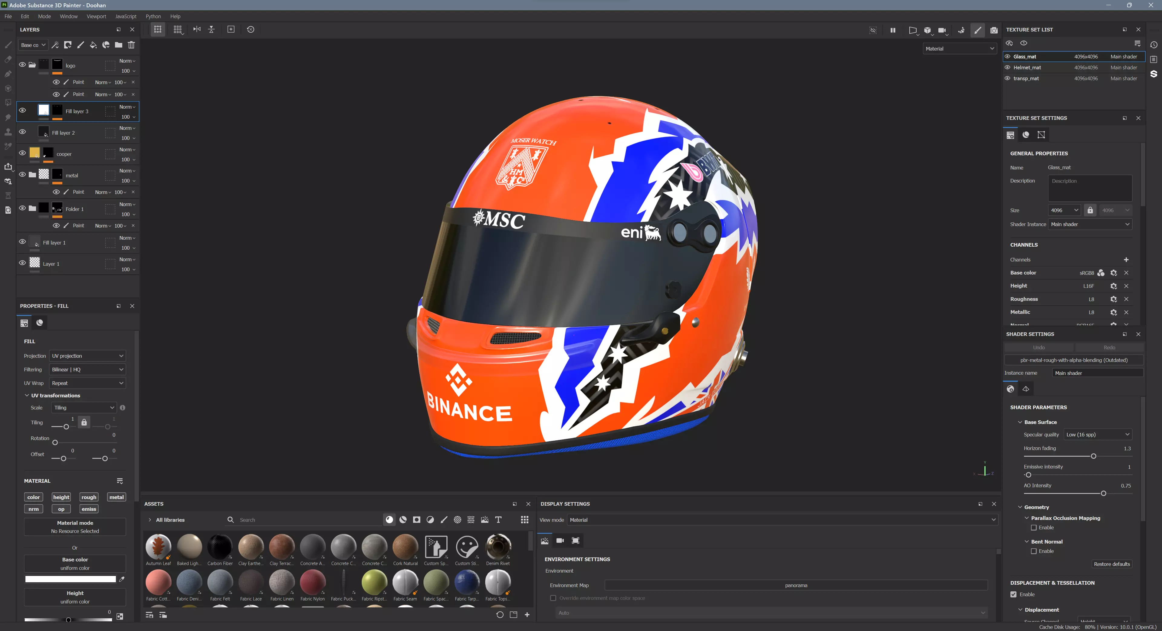 F1 Jack Doohan Helmet 2025 3D model_11