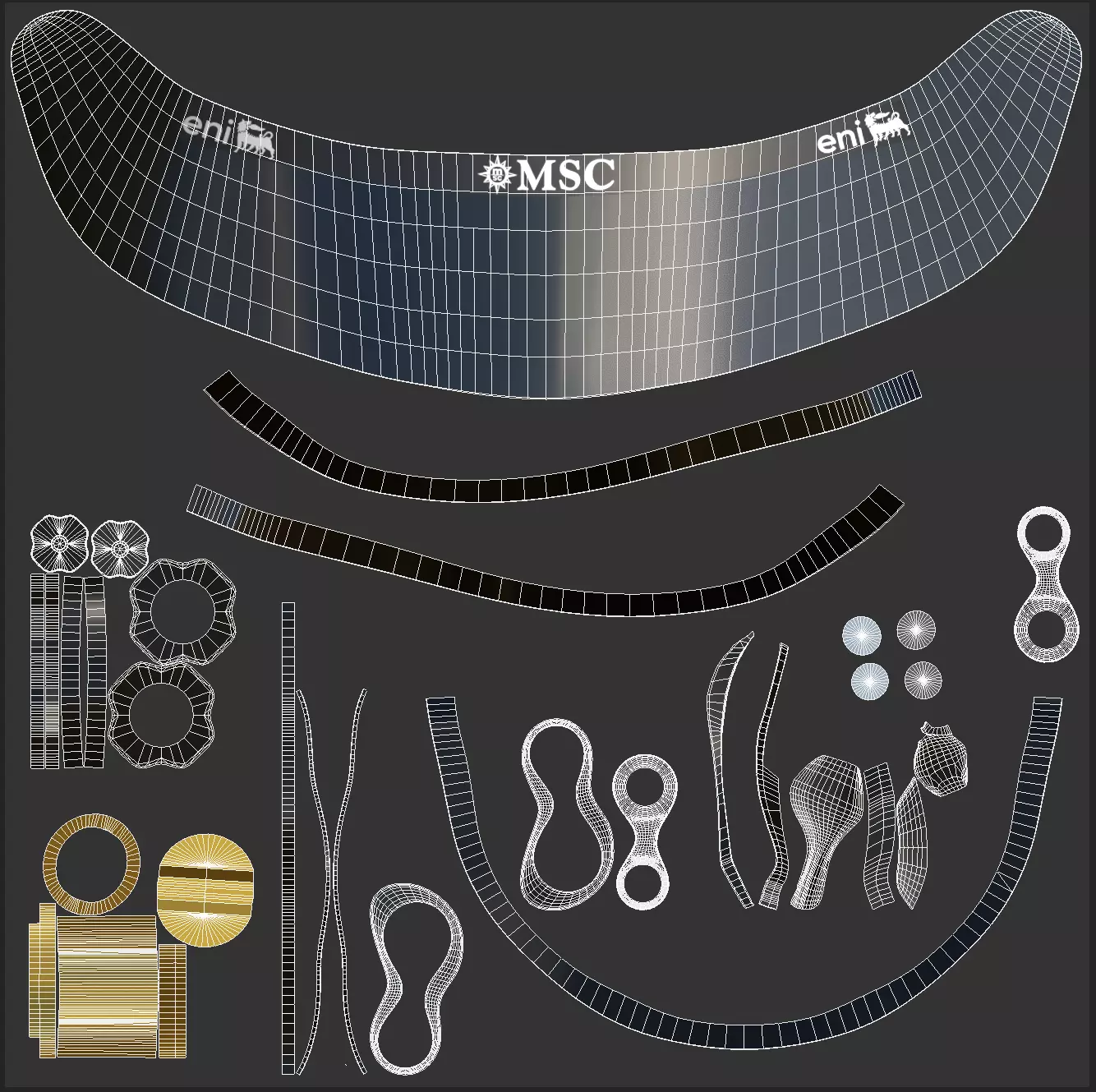 F1 Jack Doohan Helmet 2025 3D model_15