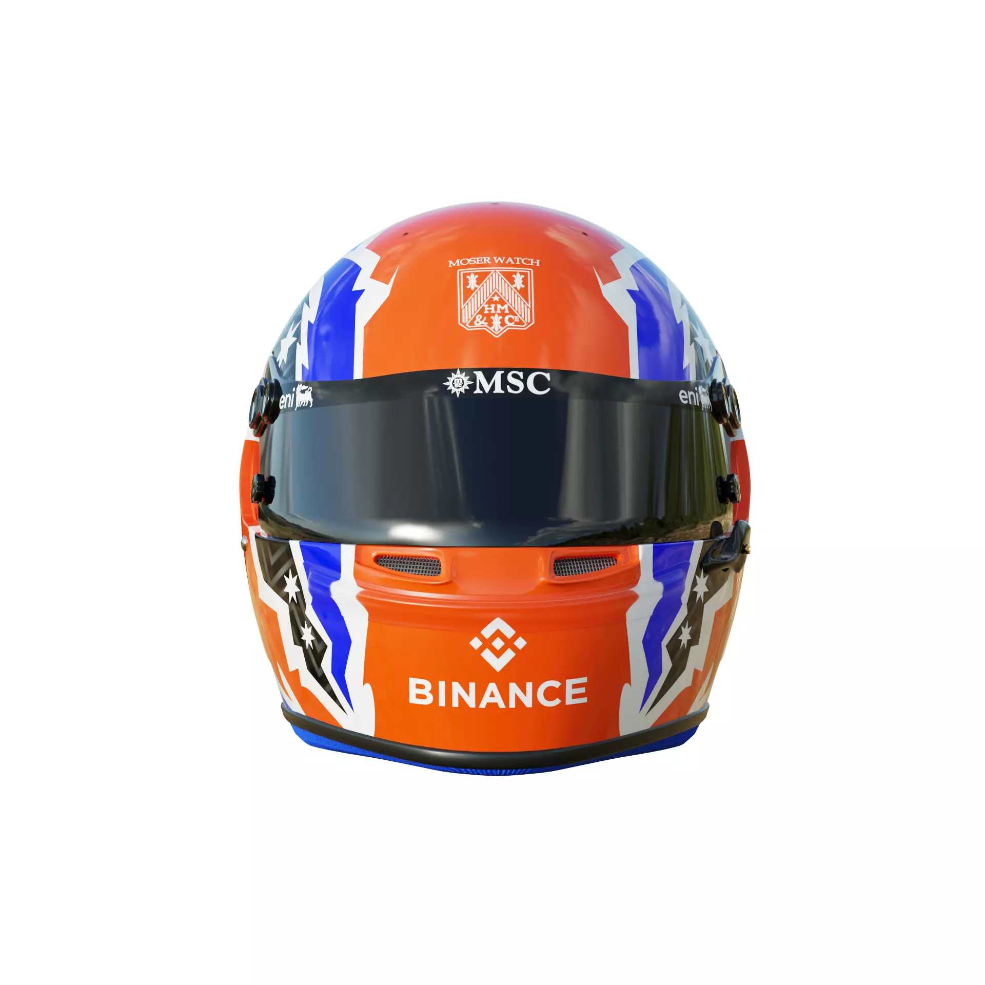 F1 Jack Doohan Helmet 2025 3D model_2