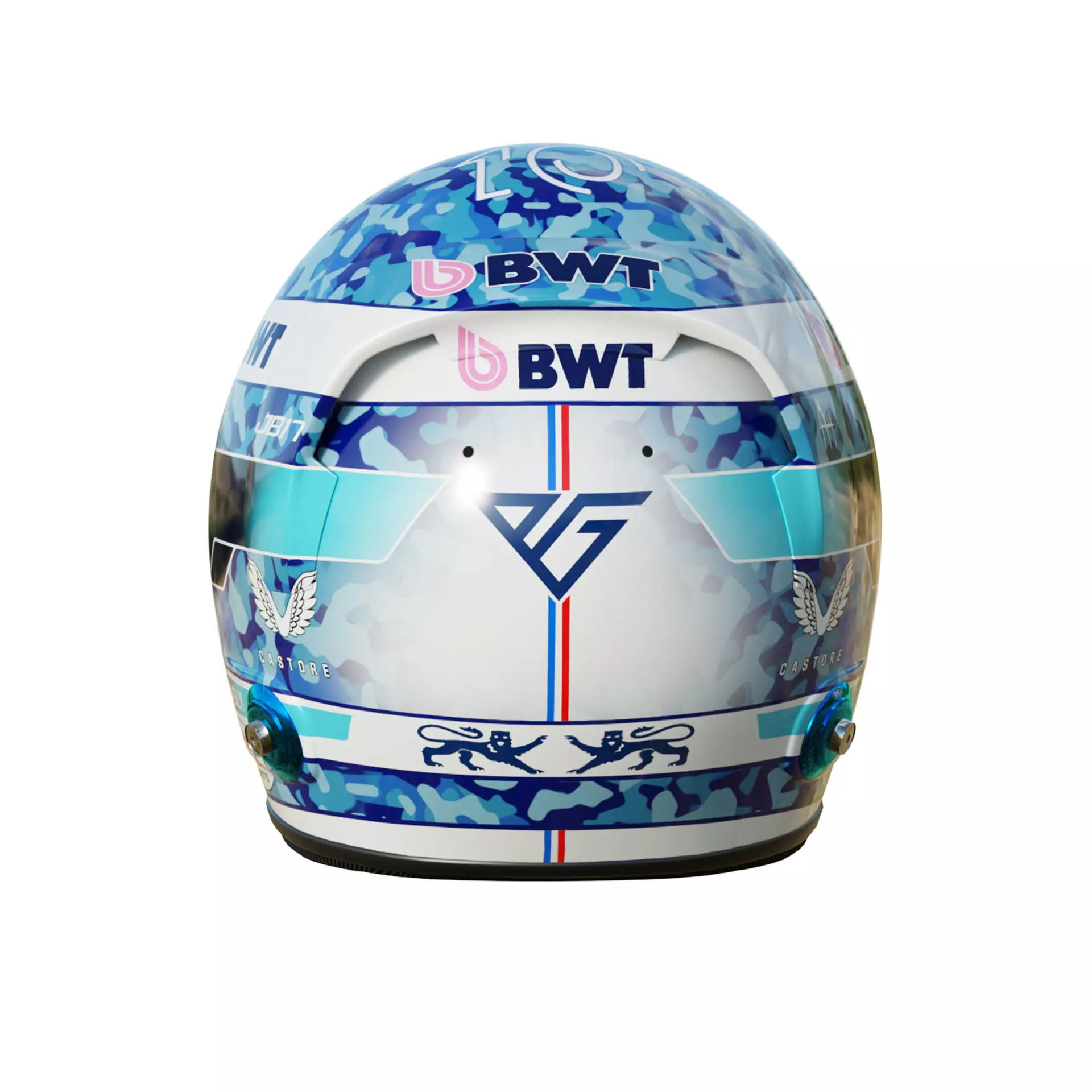 F1 Pierre Gasly Helmet 2025 3D model_4