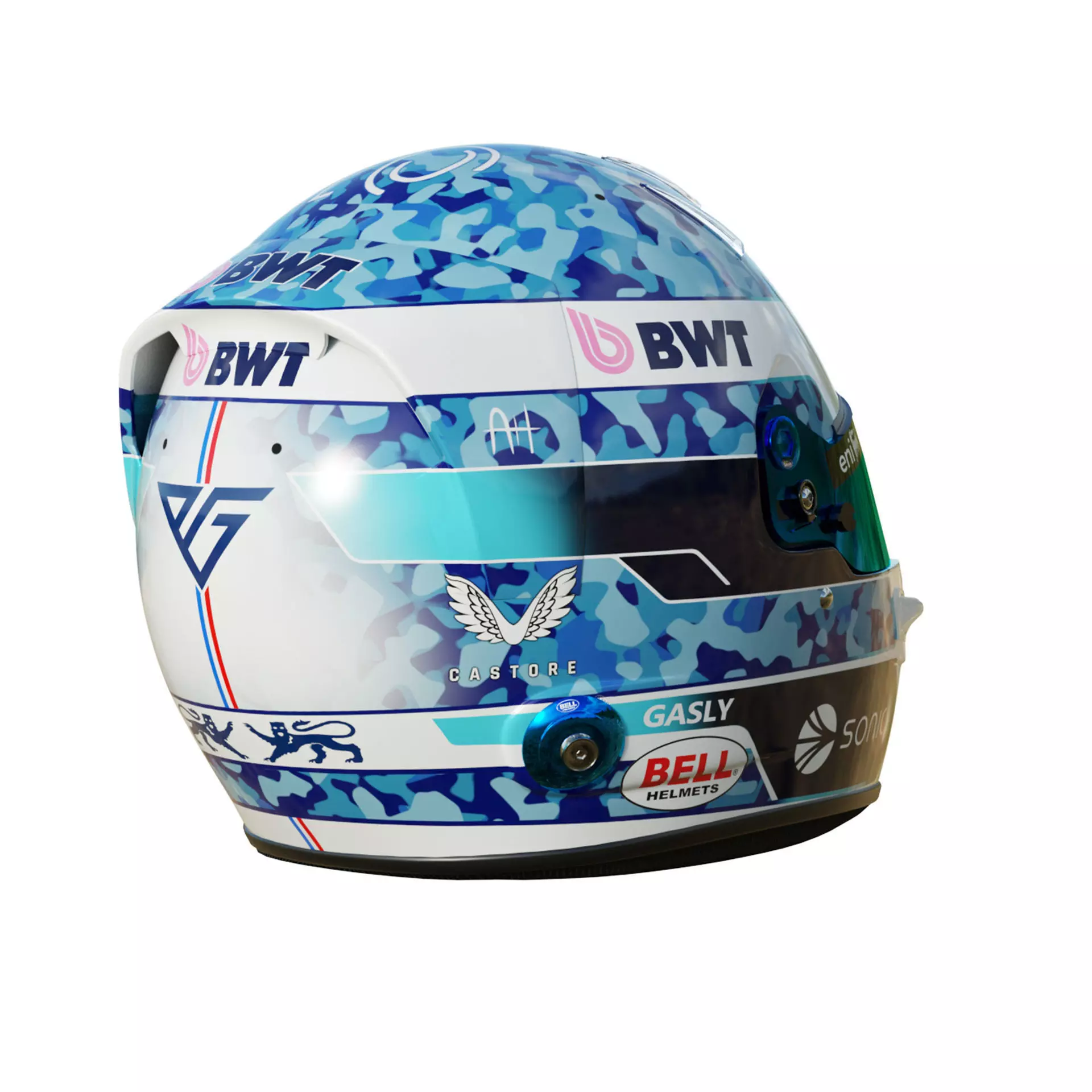 F1 Pierre Gasly Helmet 2025 3D model_5