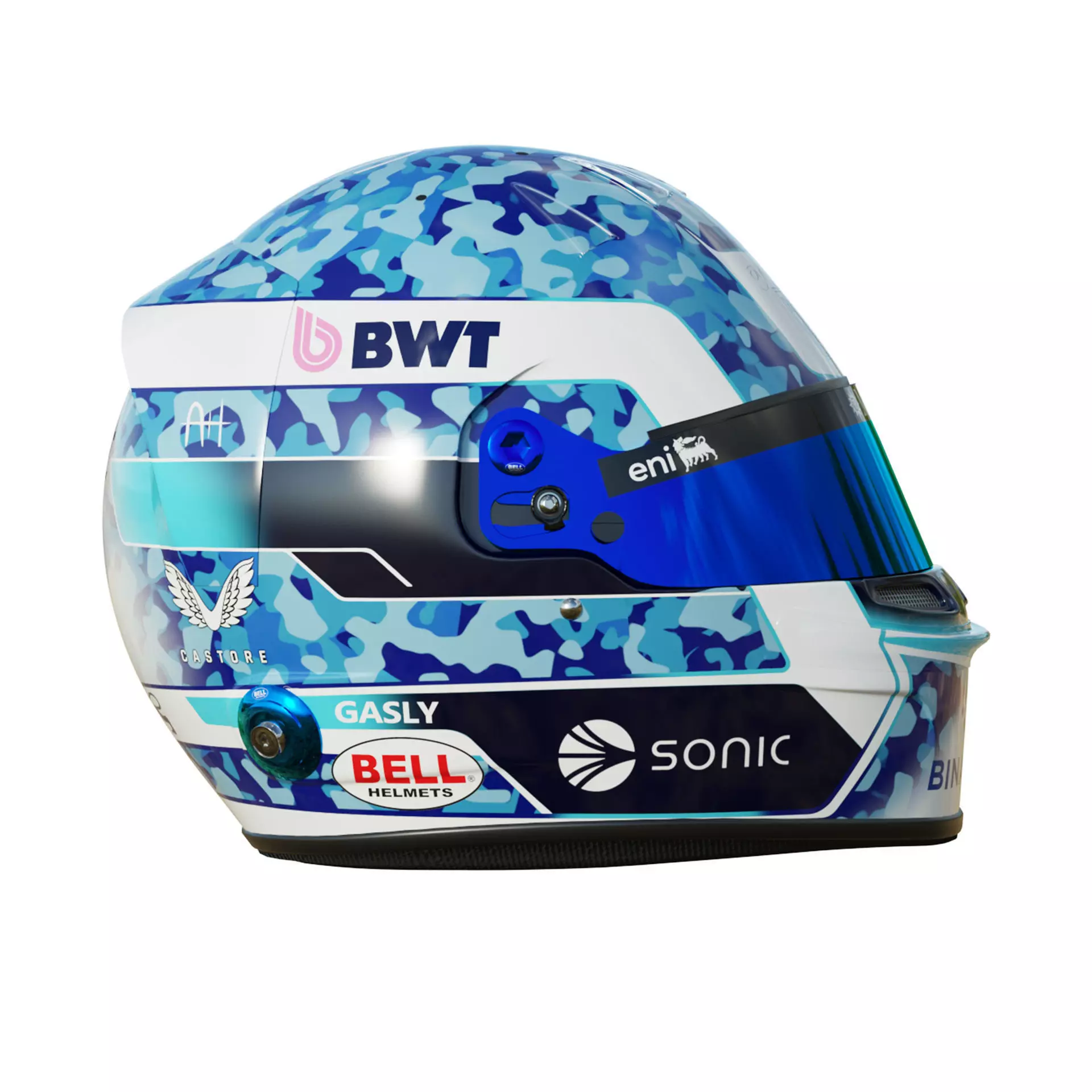 F1 Pierre Gasly Helmet 2025 3D model_6