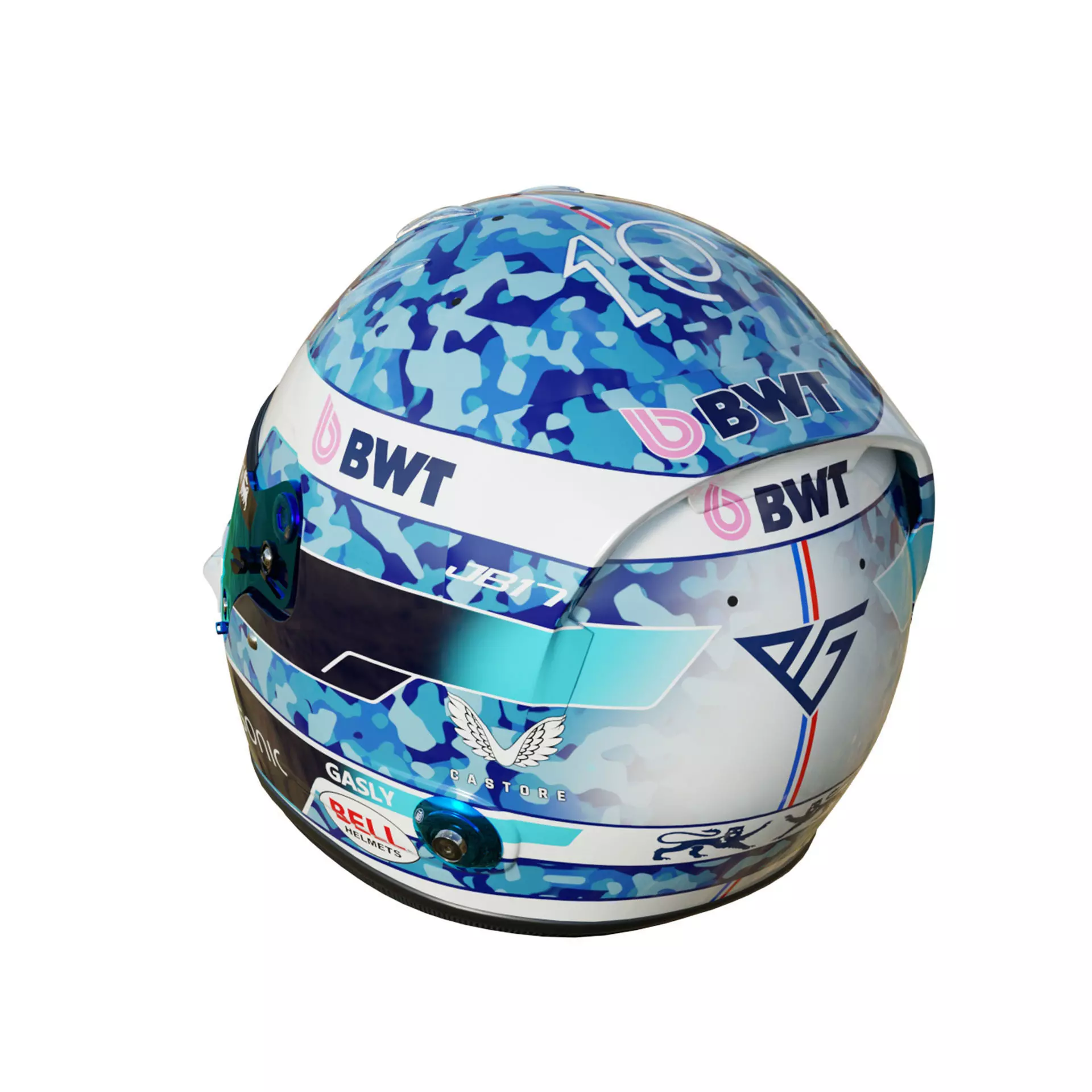 F1 Pierre Gasly Helmet 2025 3D model_10