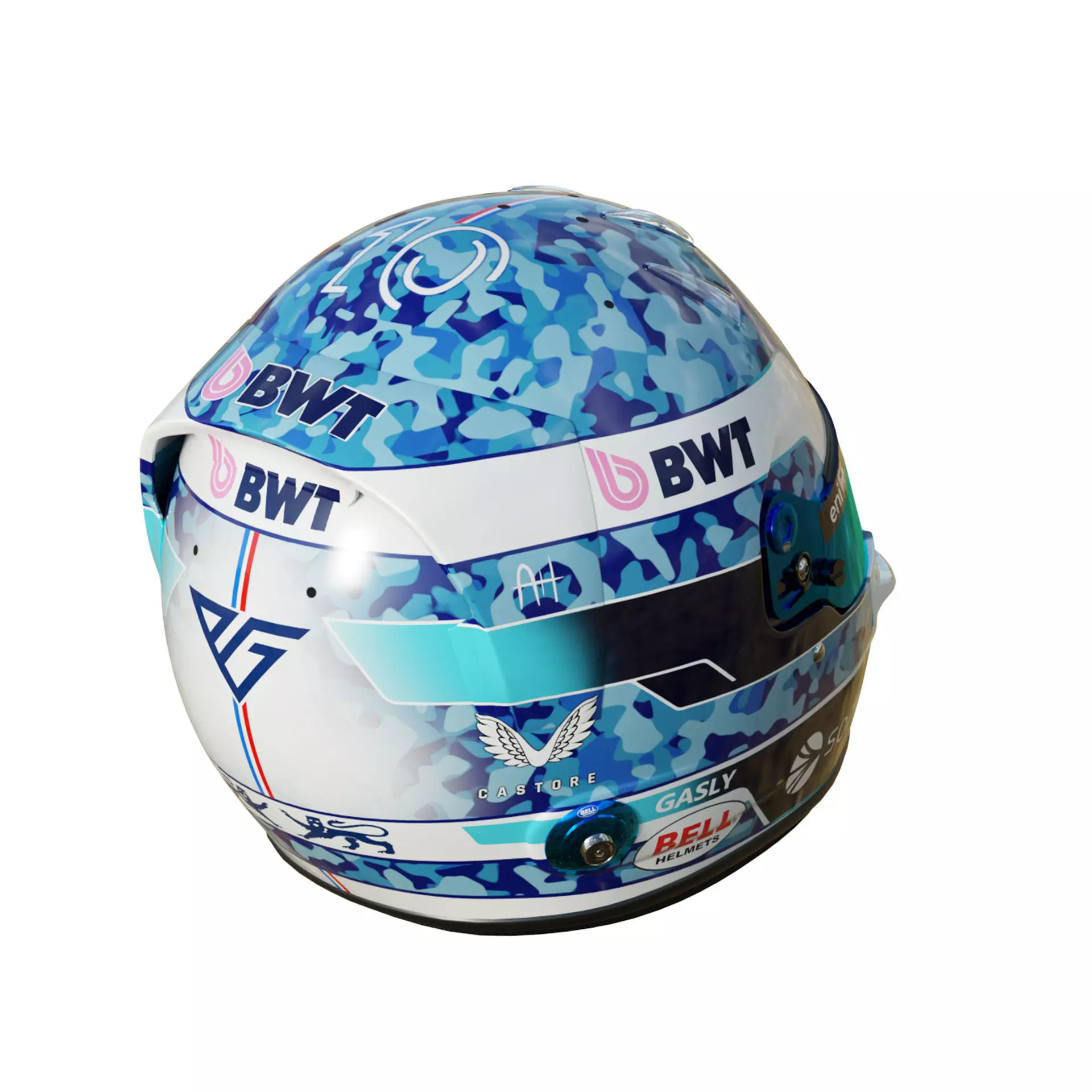 F1 Pierre Gasly Helmet 2025 3D model_11