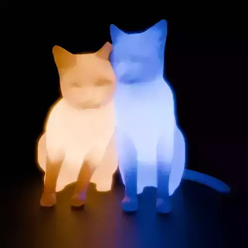 Indirect lighting for marking cats