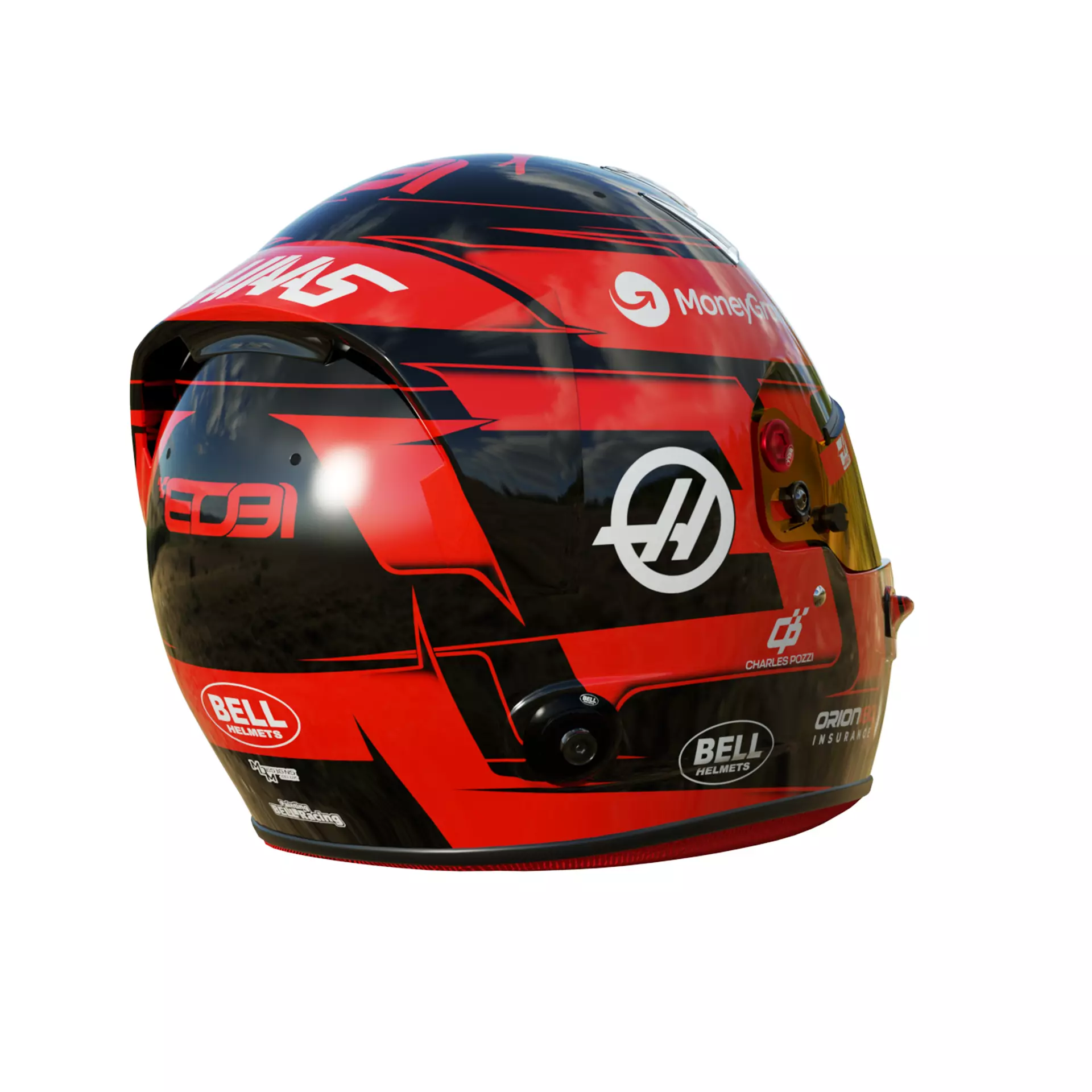F1 Esteban Ocon Helmet 2025  3D model_5