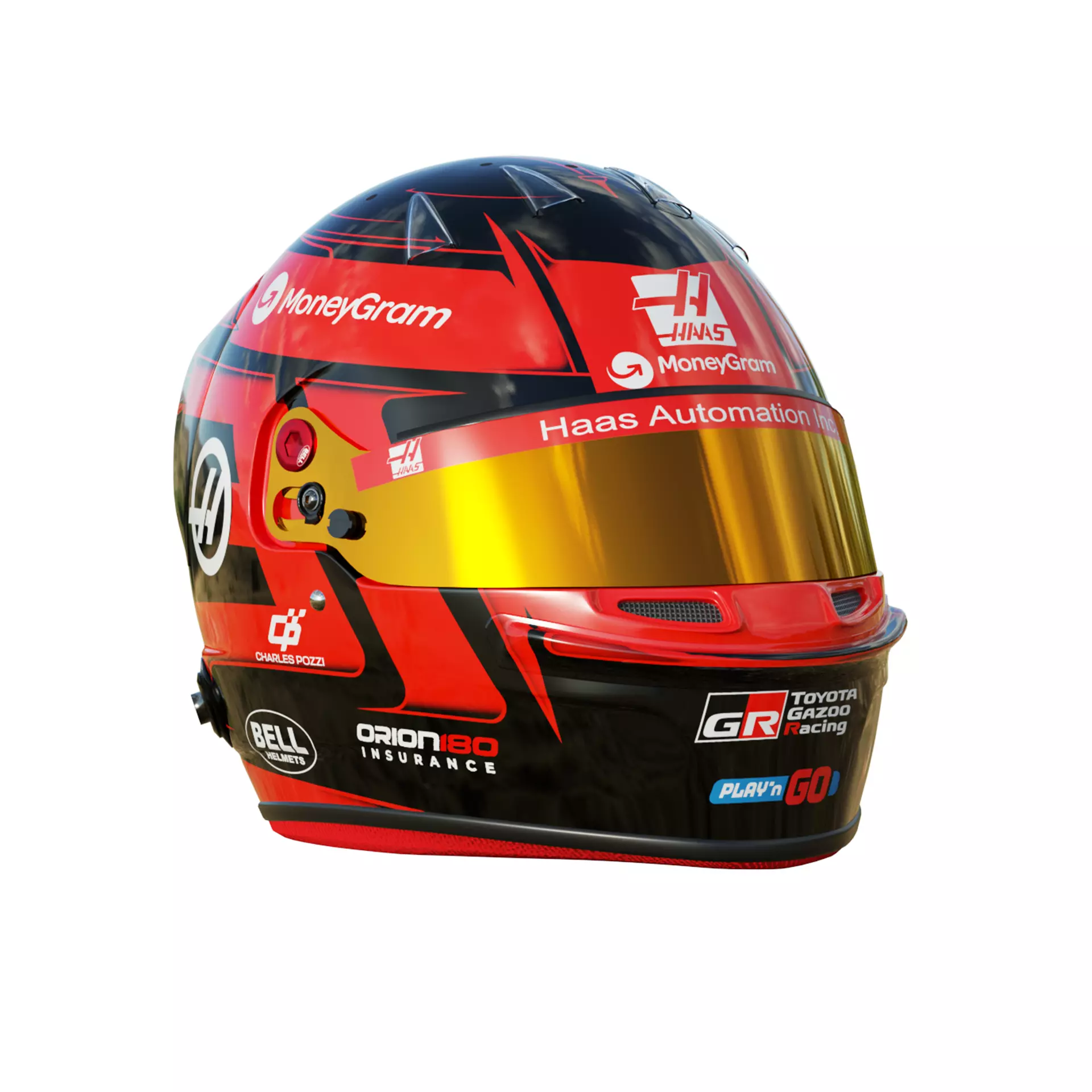 F1 Esteban Ocon Helmet 2025  3D model_7