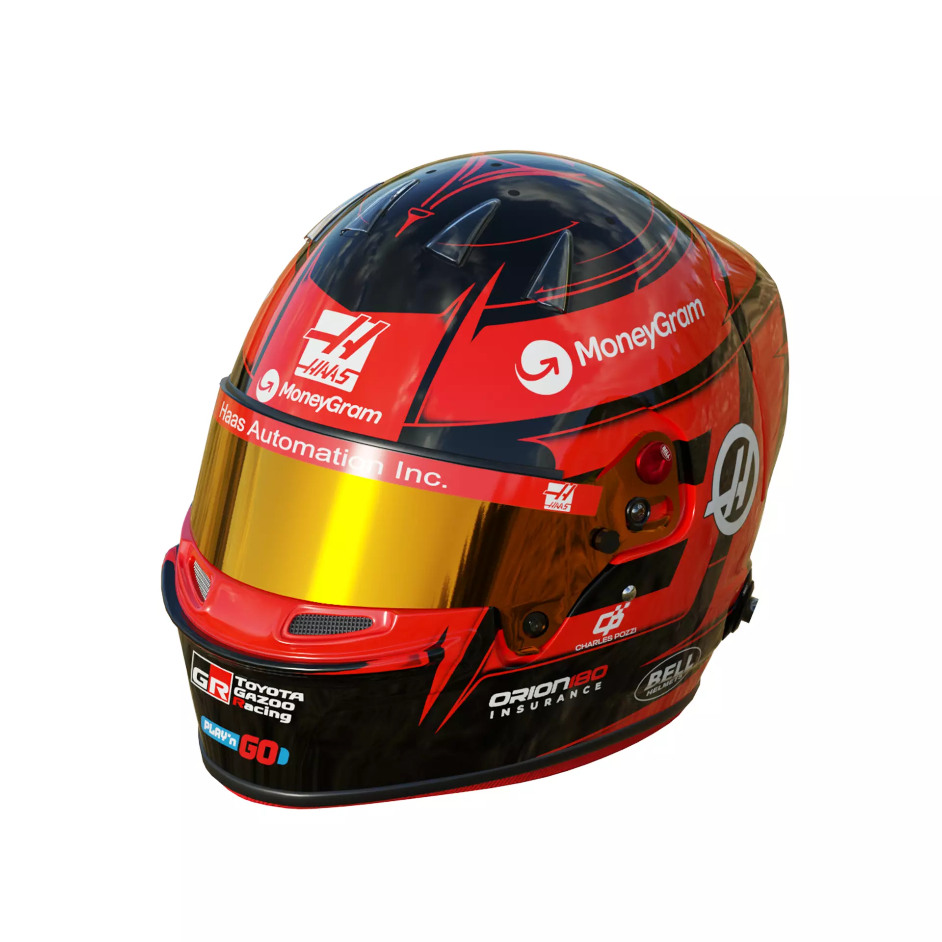 F1 Esteban Ocon Helmet 2025  3D model_9