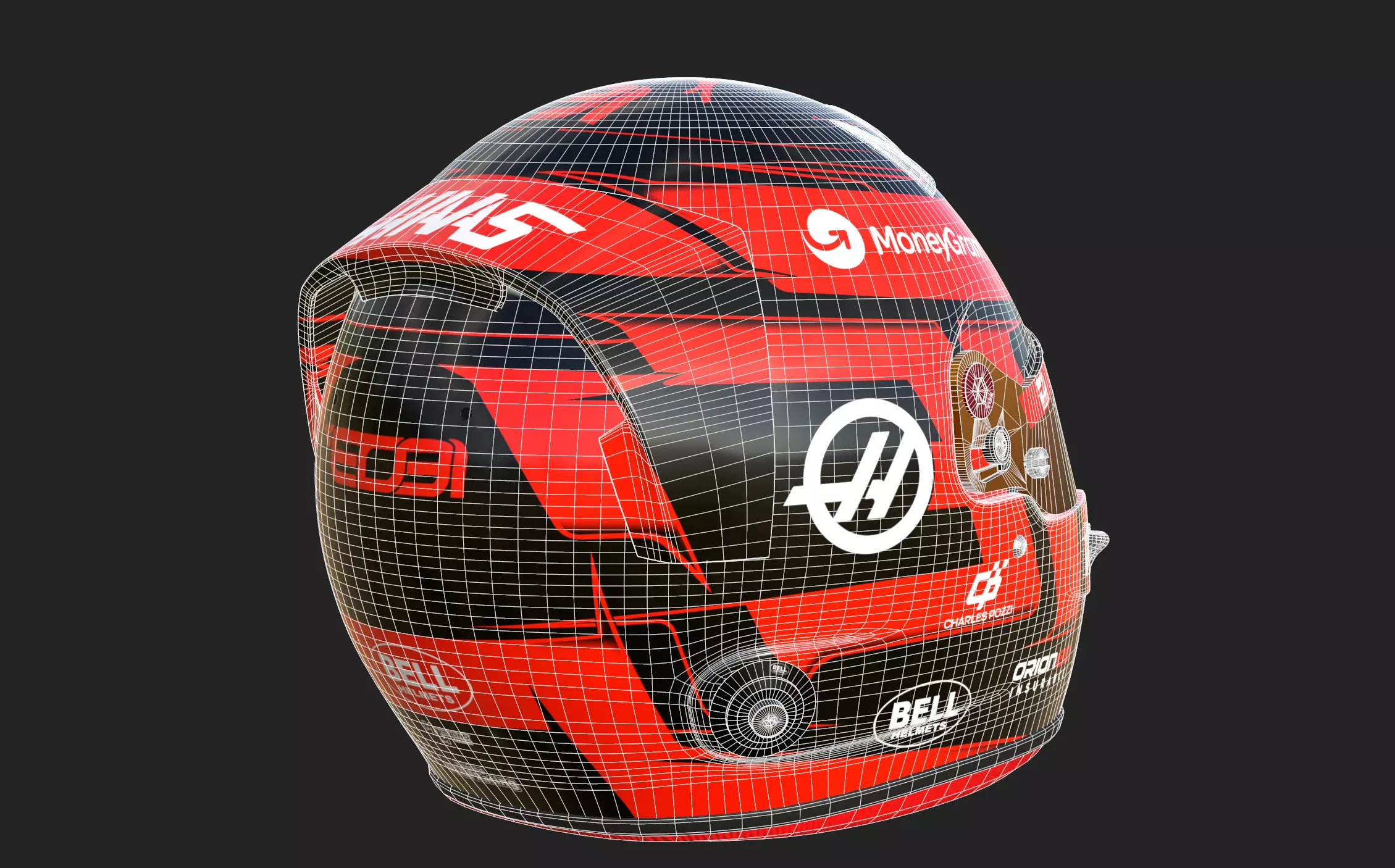 F1 Esteban Ocon Helmet 2025  3D model_15