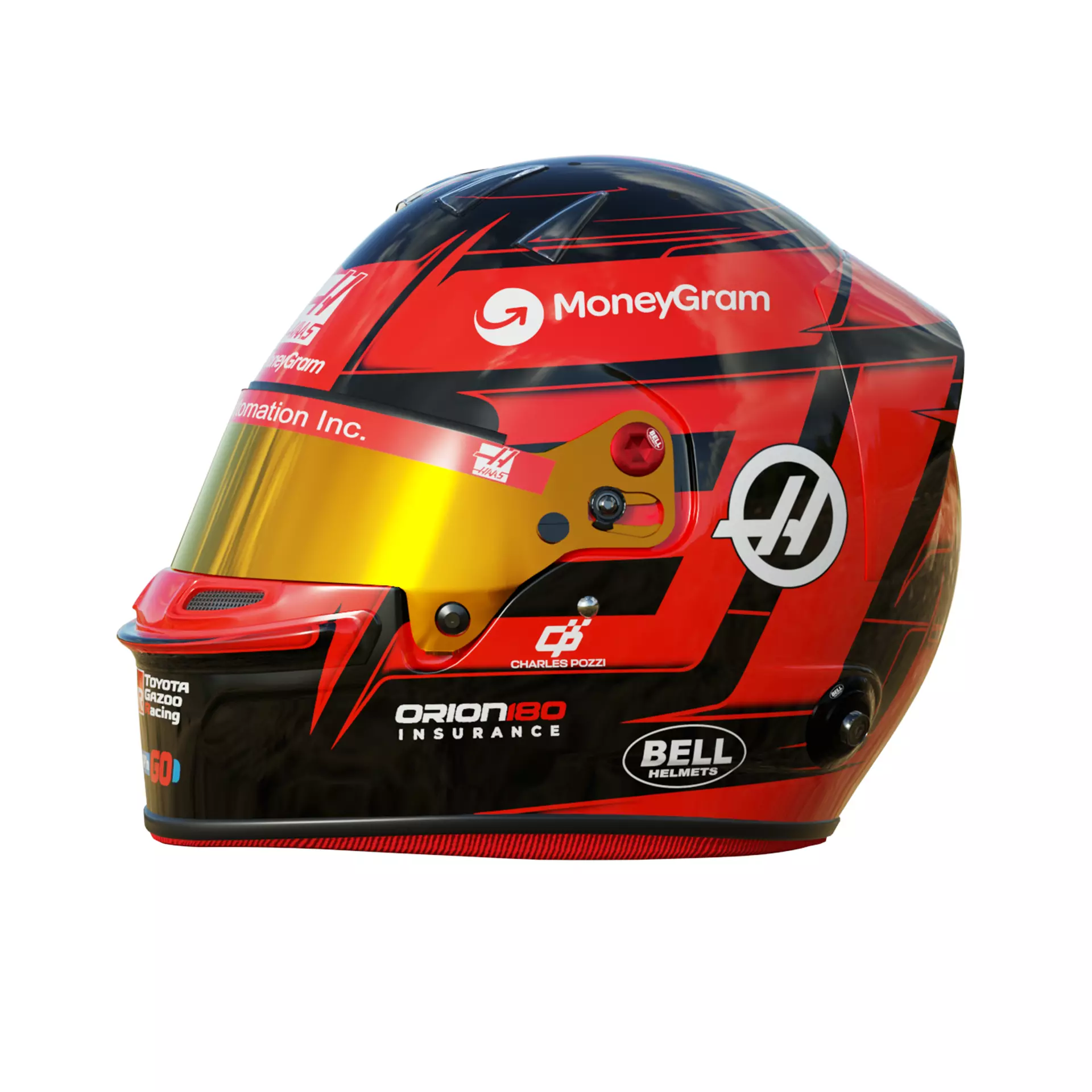 F1 Esteban Ocon Helmet 2025  3D model_2