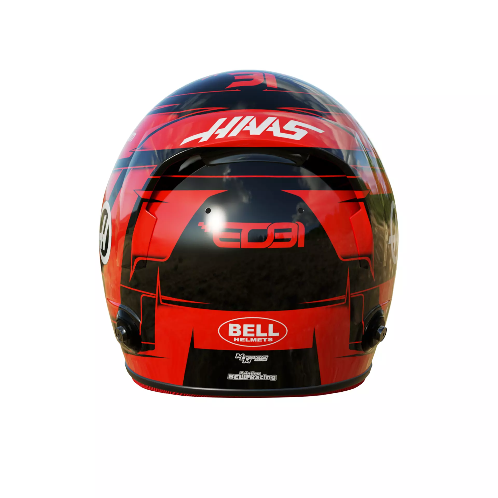 F1 Esteban Ocon Helmet 2025  3D model_4