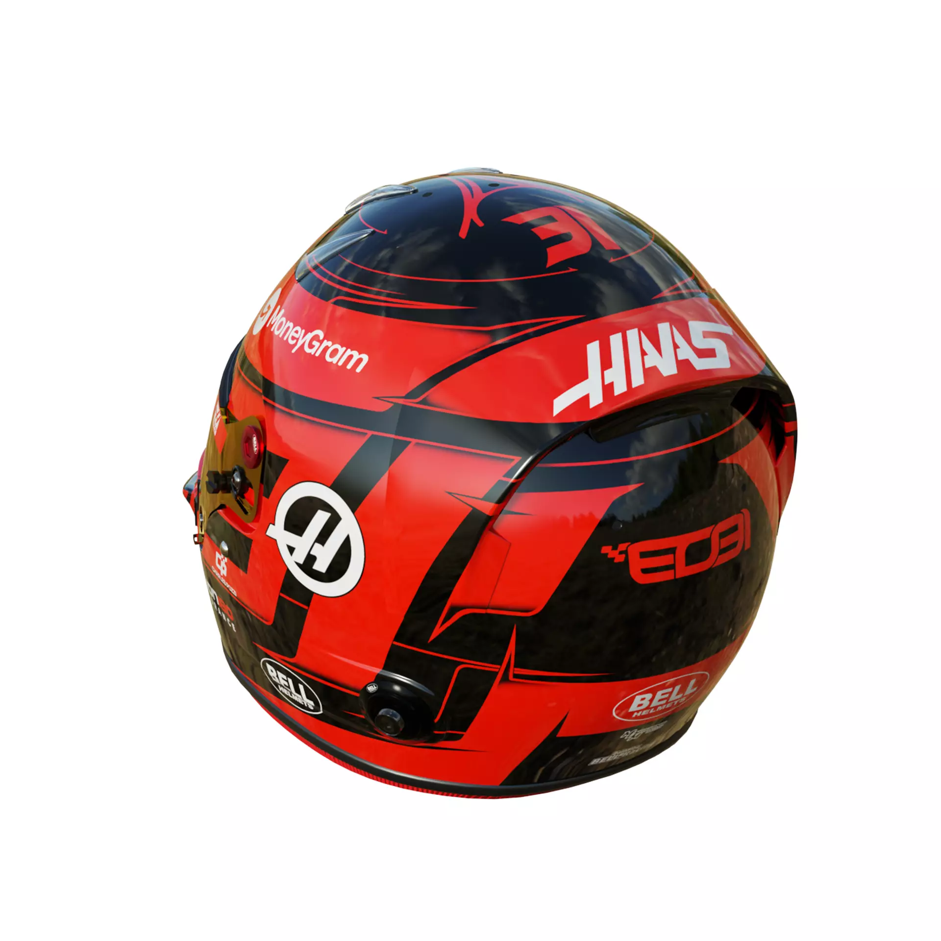 F1 Esteban Ocon Helmet 2025  3D model_10