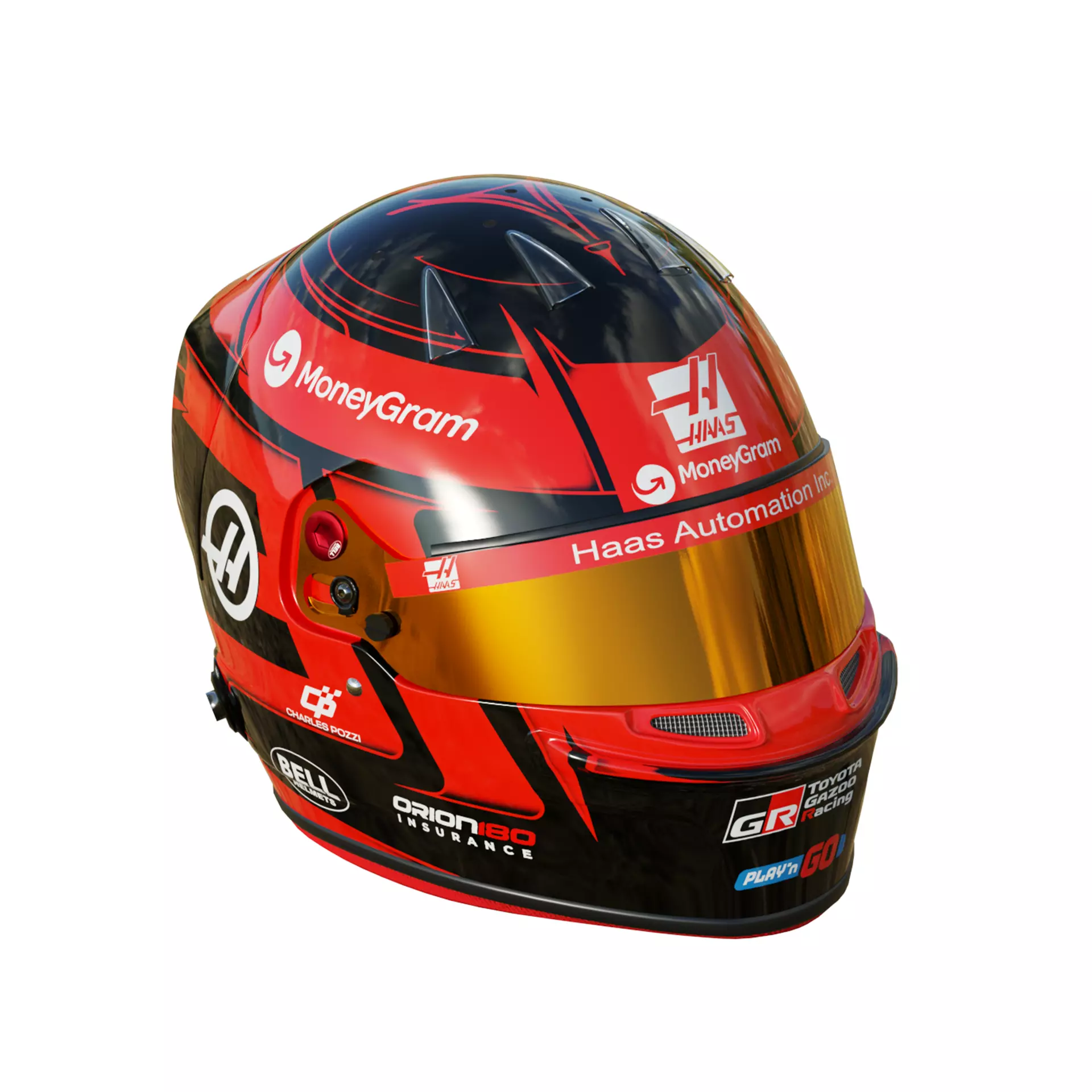 F1 Esteban Ocon Helmet 2025  3D model_12