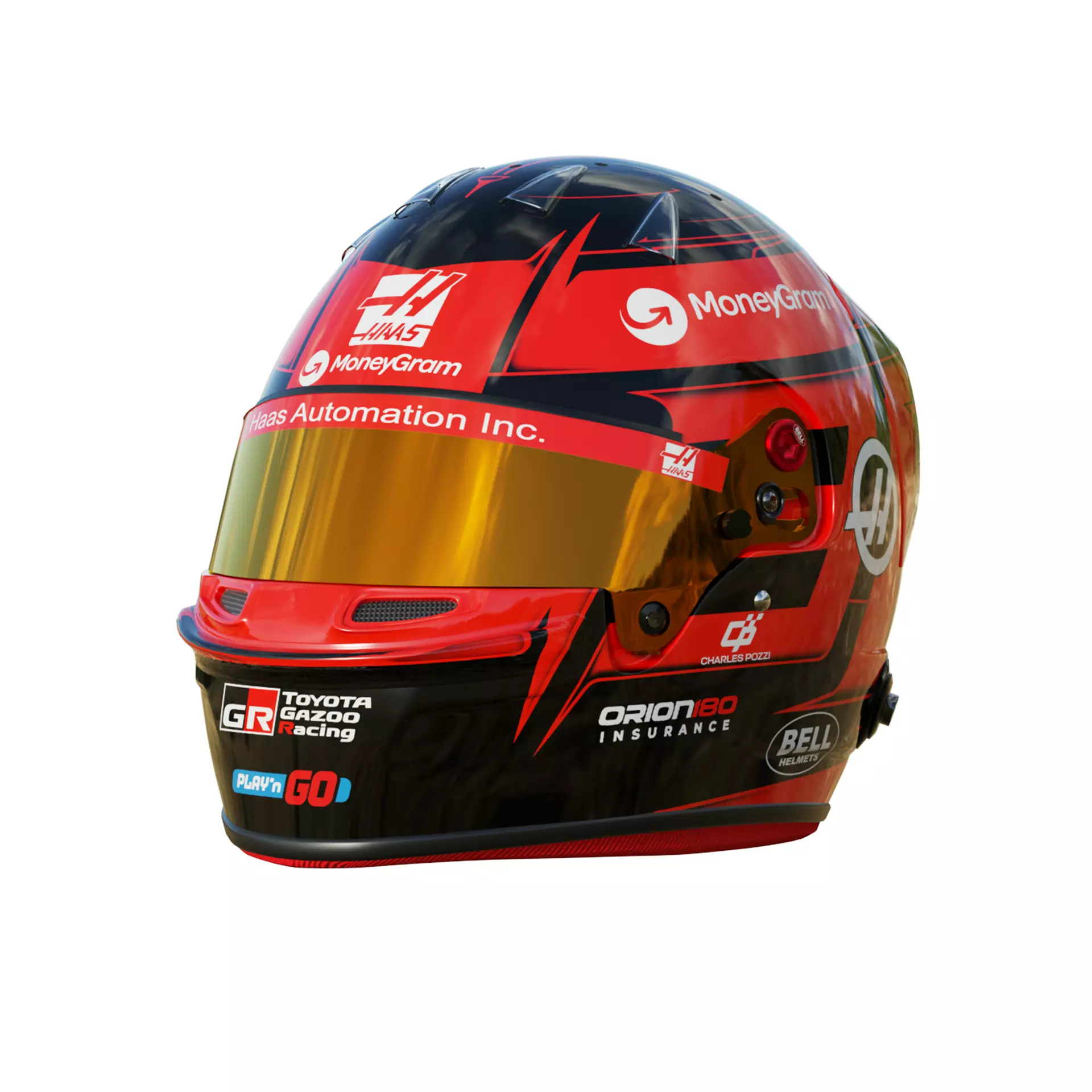 F1 Esteban Ocon Helmet 2025  3D model_1