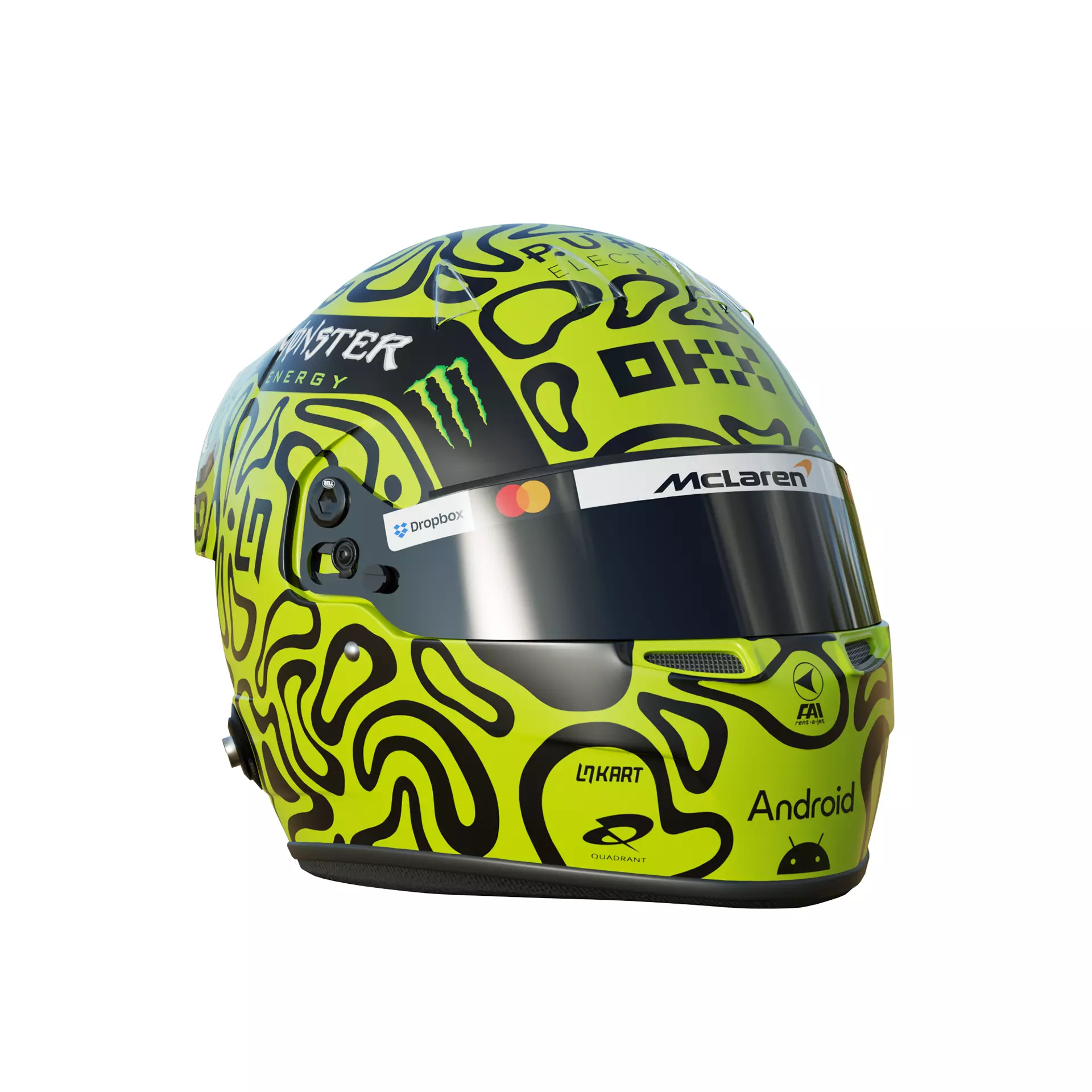 F1 Lando Norris Helmet 2025 3D model_7