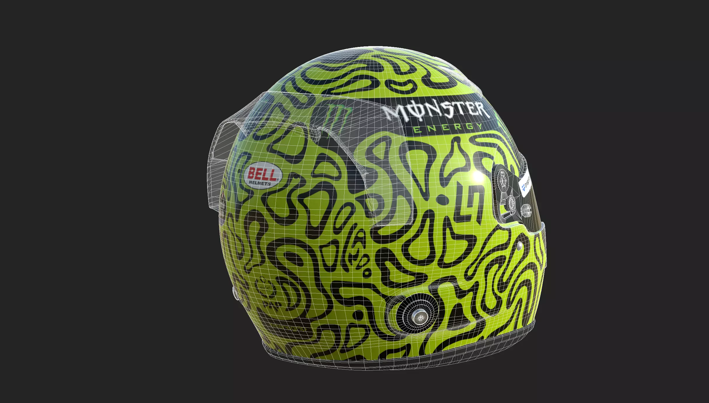 F1 Lando Norris Helmet 2025 3D model_15