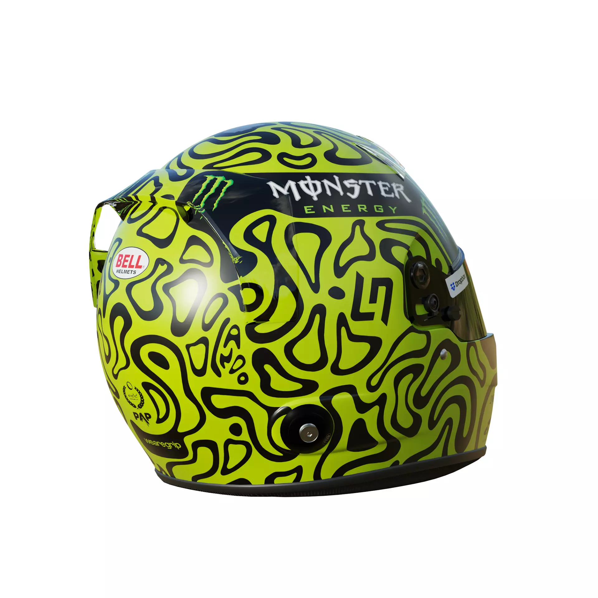 F1 Lando Norris Helmet 2025 3D model_5