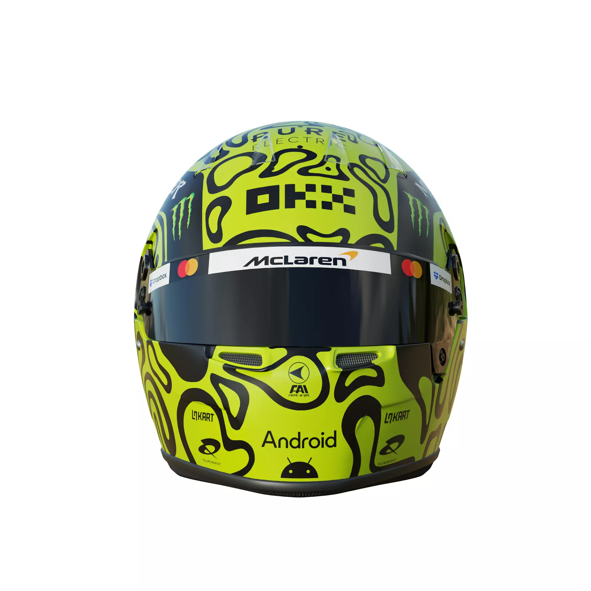 F1 Lando Norris Helmet 2025 3D model_8