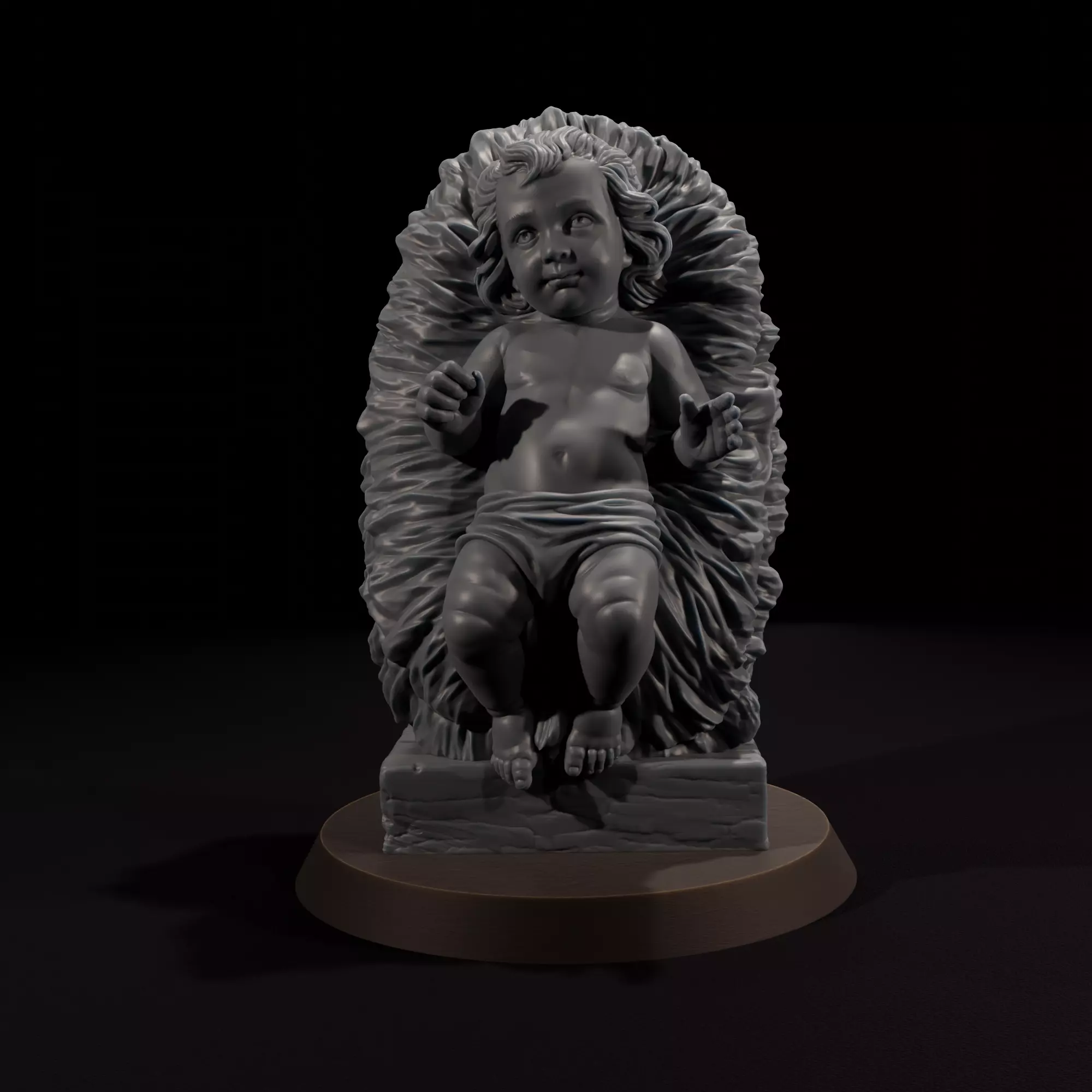 Baby Jesus 3D print model_5
