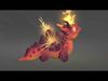 Stylized Dragon UE4 UE5 Unity Ready Character Low-poly 3D model_2