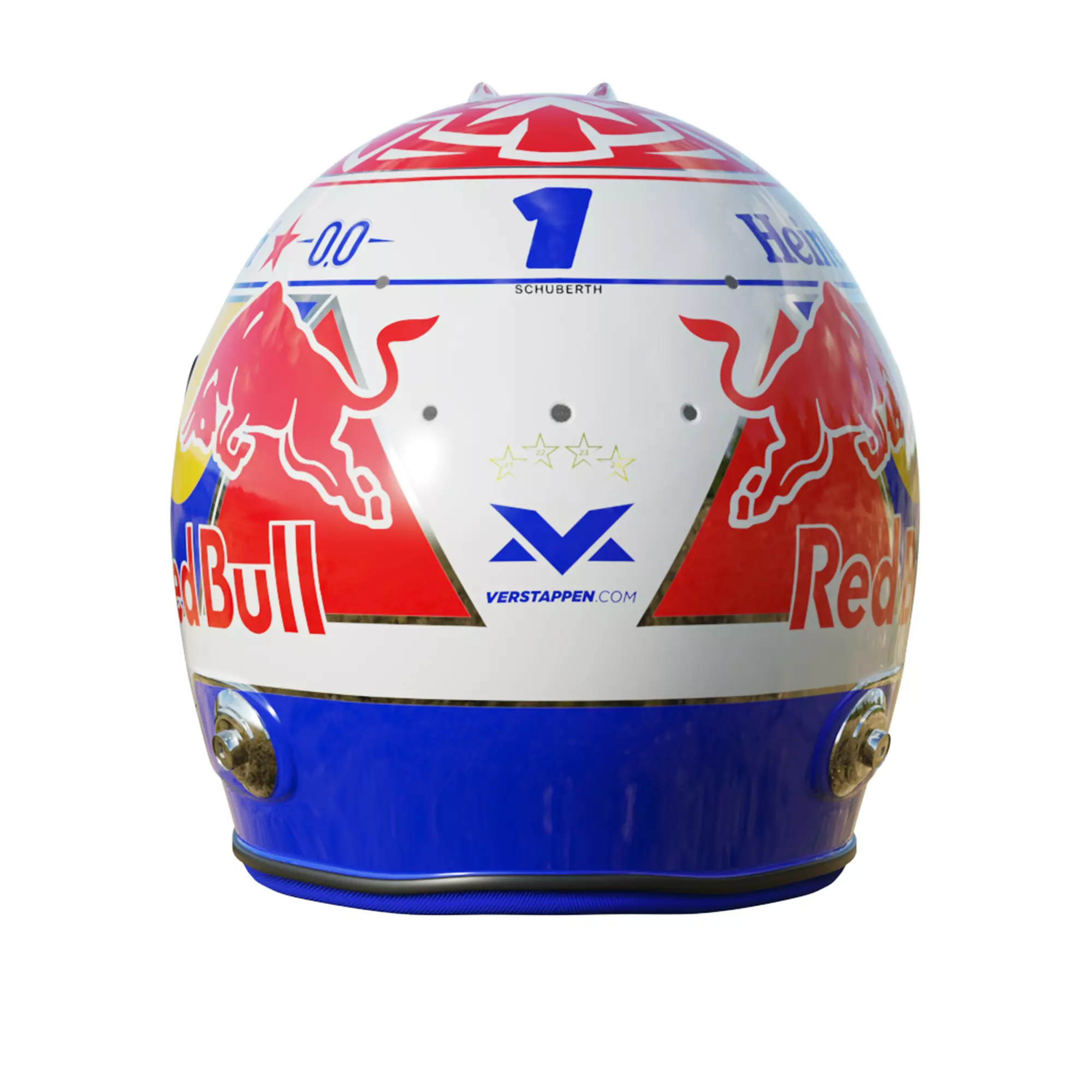 F1 Max Verstappen Helmet 2025 3D model_4