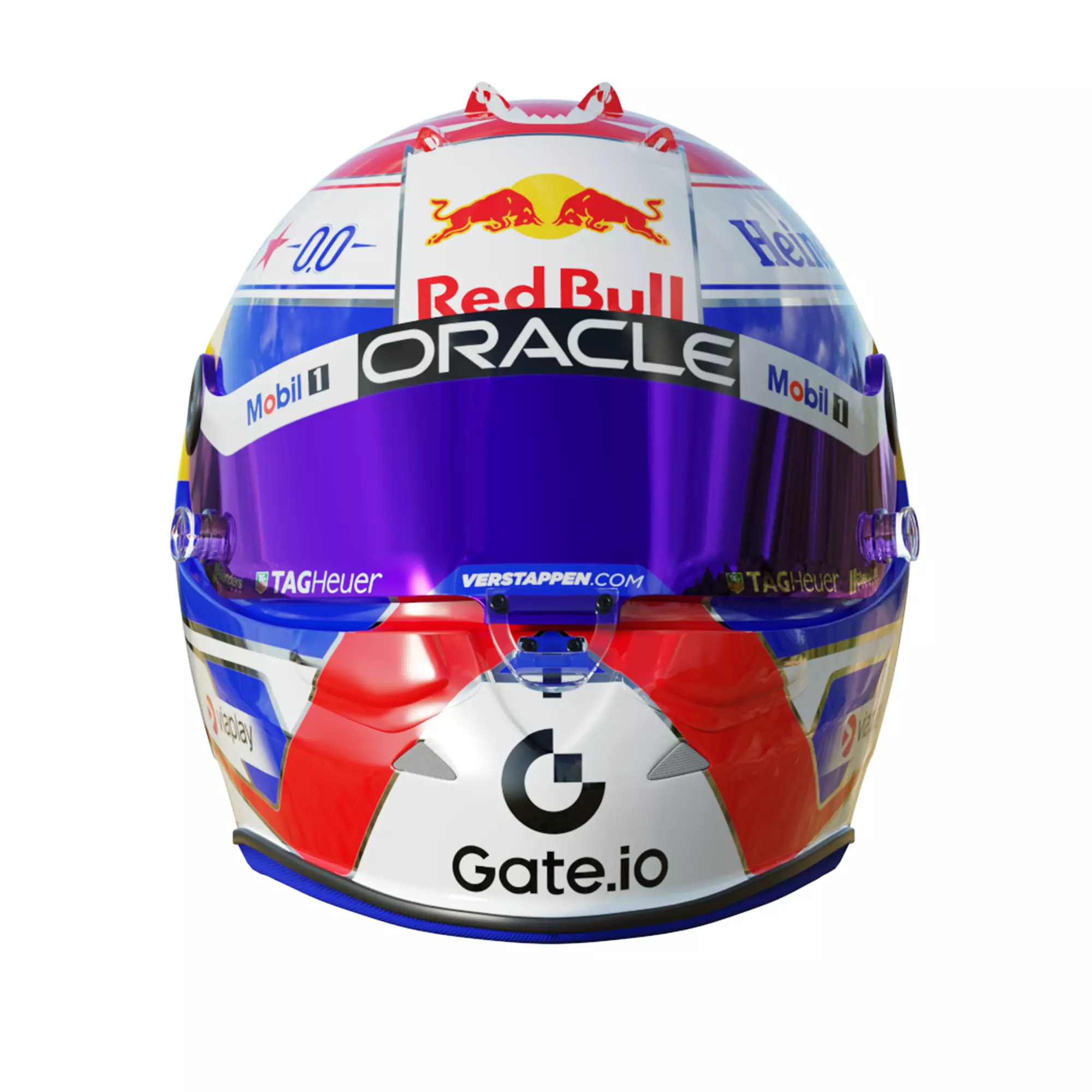 F1 Max Verstappen Helmet 2025 3D model_8