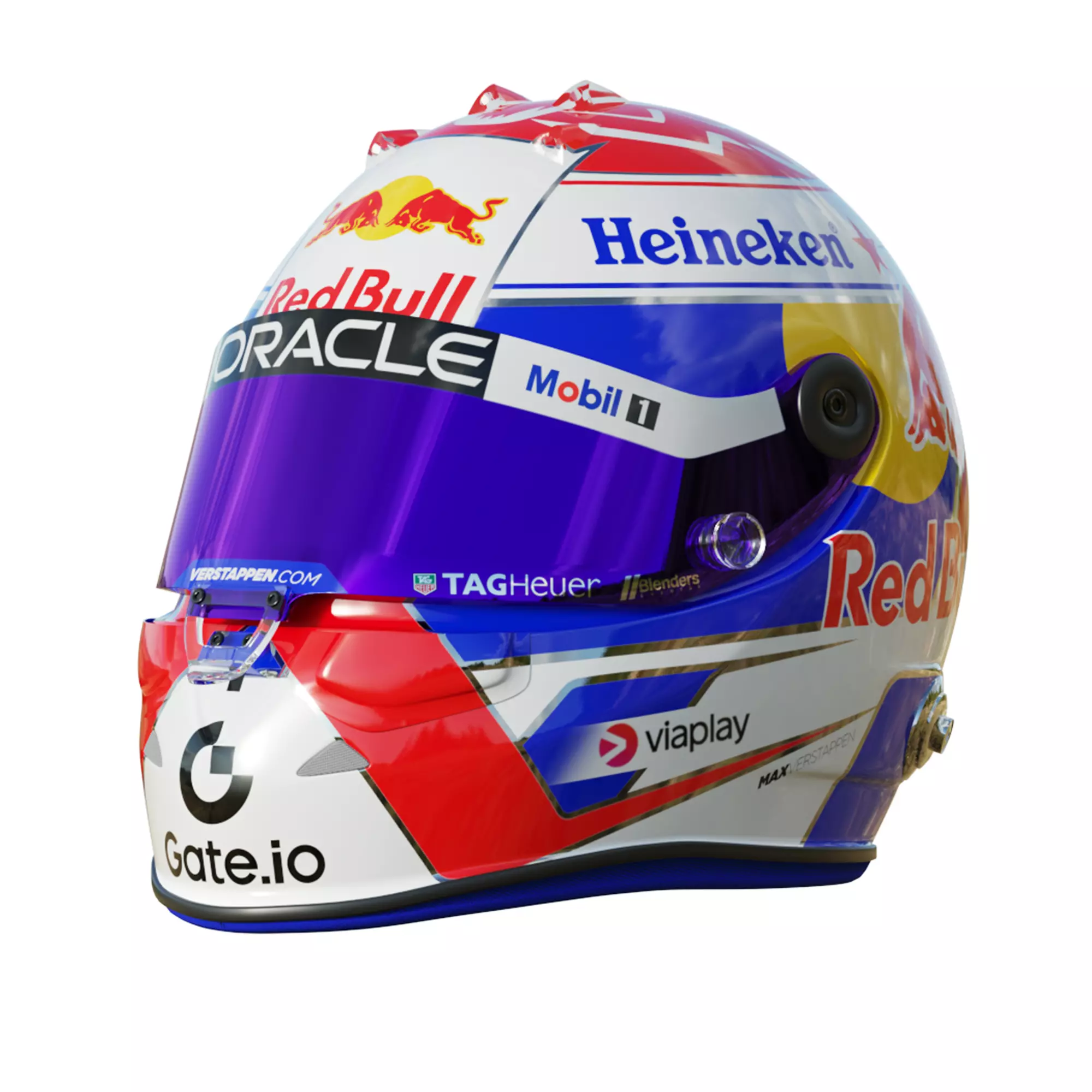 F1 Max Verstappen Helmet 2025 3D model_1