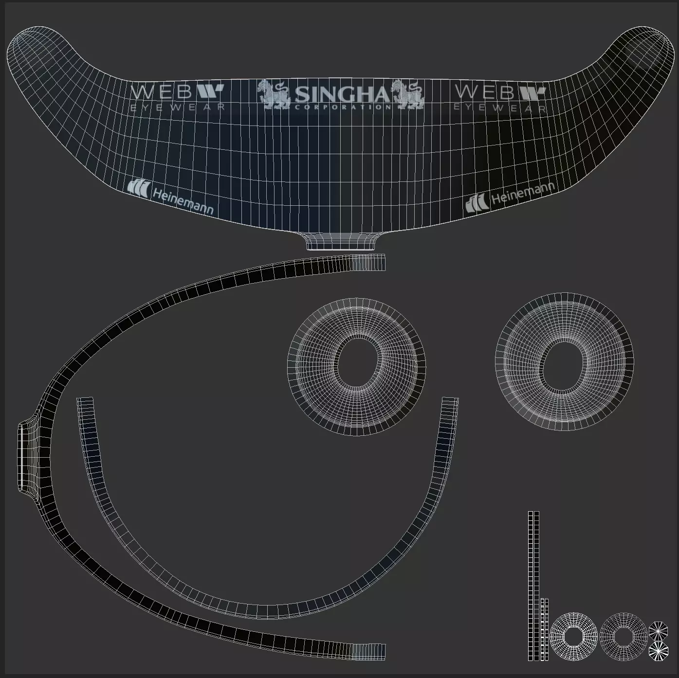 F1 Nico Hulkenberg Helmet 2025 3D model_17