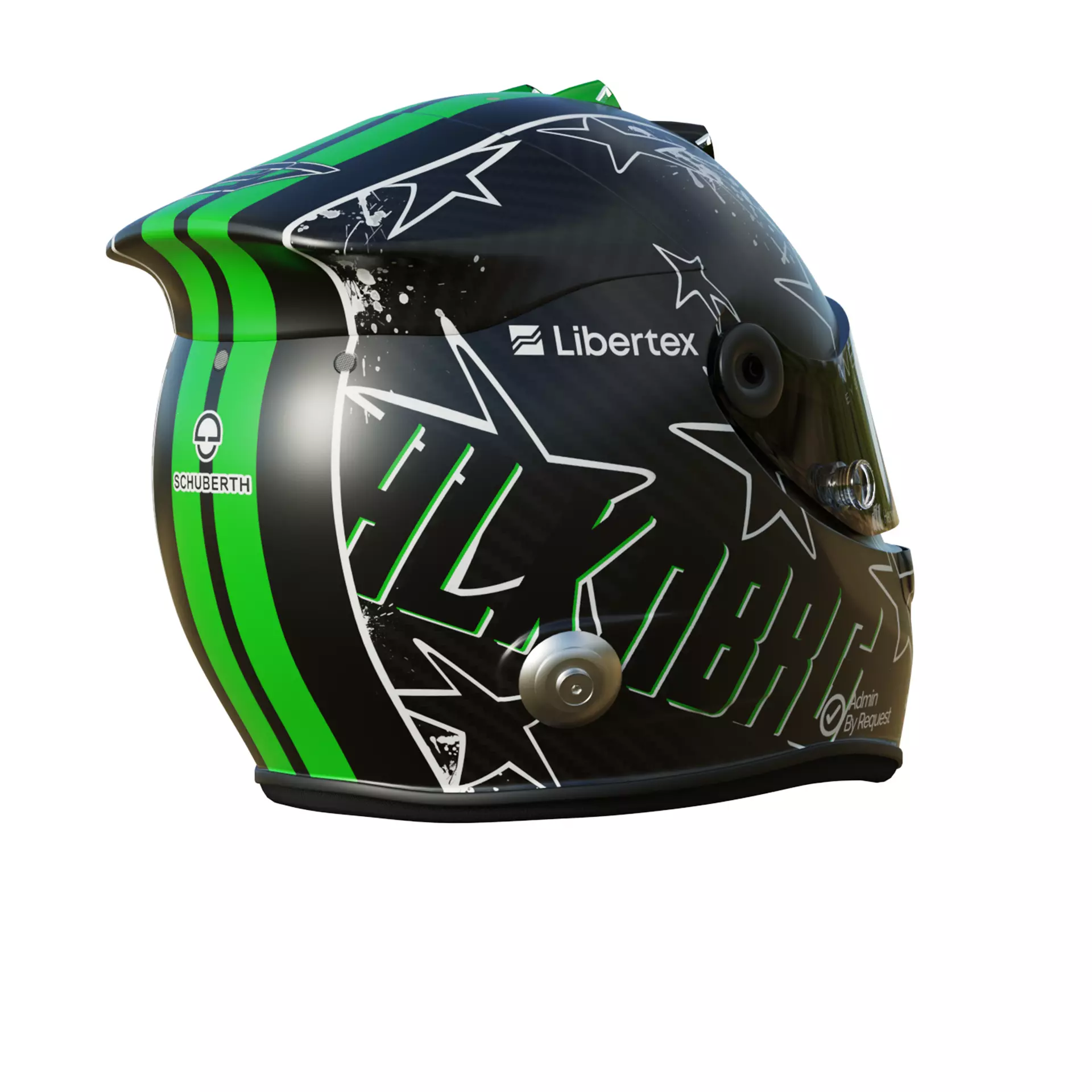 F1 Nico Hulkenberg Helmet 2025 3D model_5