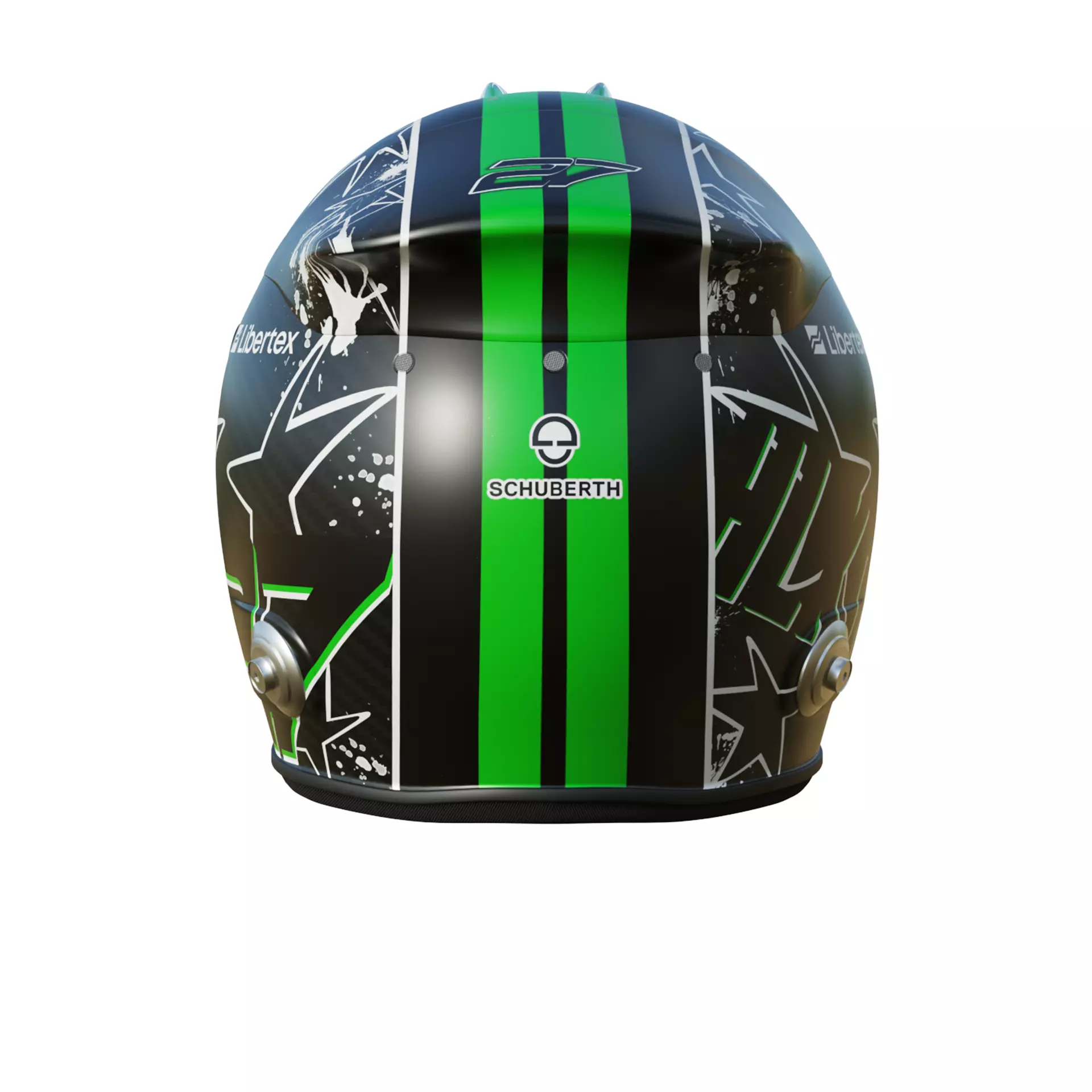 F1 Nico Hulkenberg Helmet 2025 3D model_4