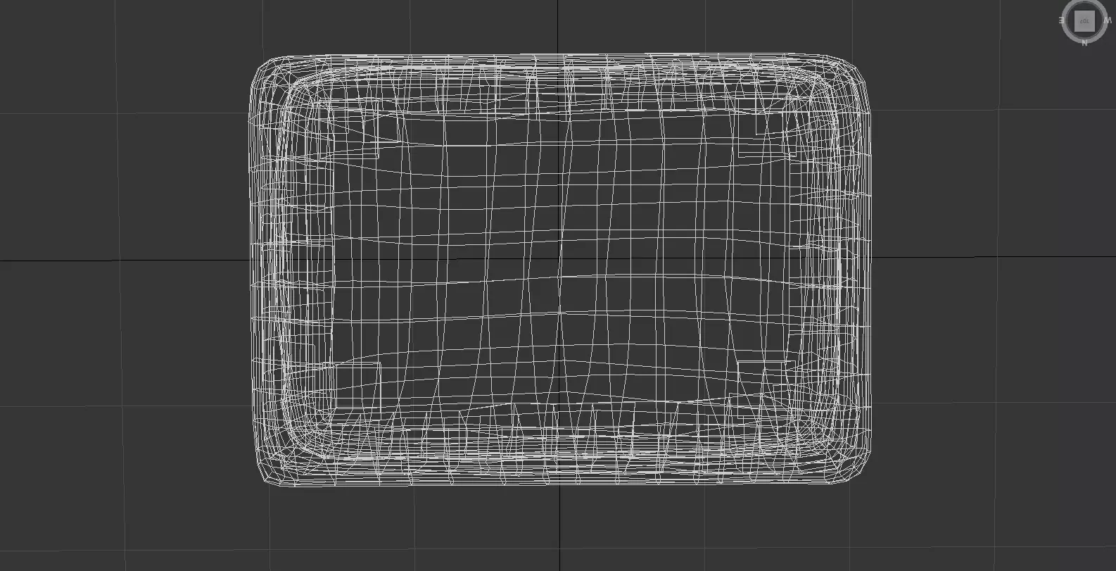 Leather Ottoman Pouf - 3D model Low-poly 3D model_13