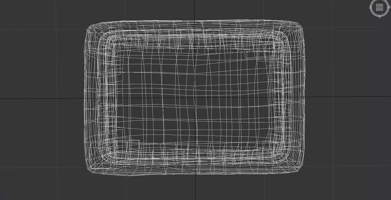 Leather Ottoman Pouf - 3D model Low-poly 3D model_14