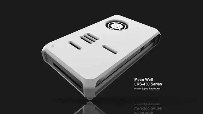 Mean Well LRS-450 Series Power Supply Enclosure 3D print model