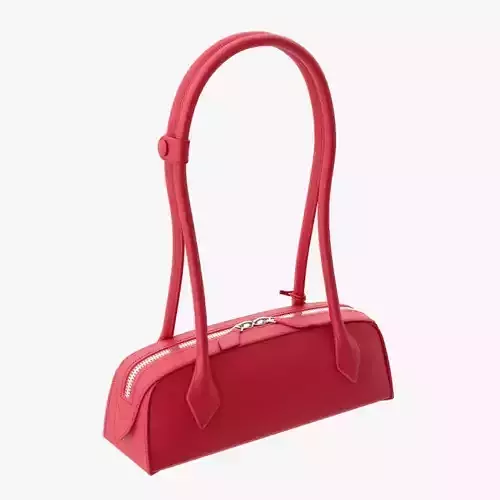 Baguette Shoulder Bag Low-poly 3D model