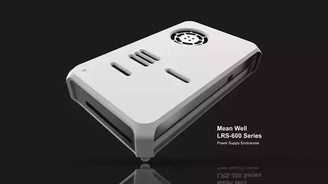Mean Well LRS-600 - 600N2 Series Power Supply Enclosure 3D print model