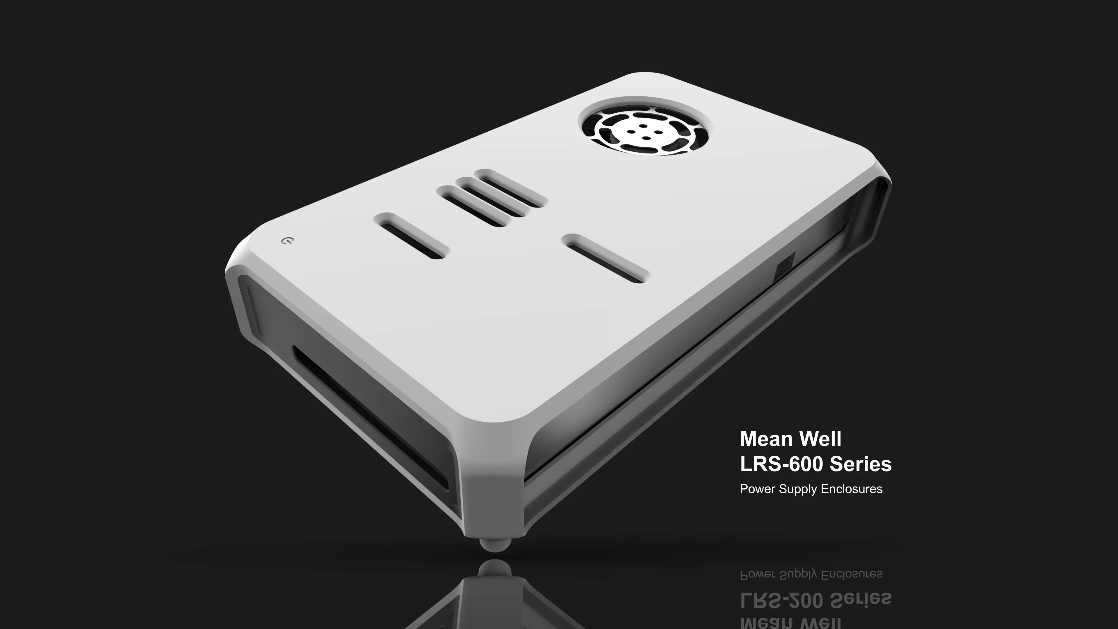 Mean Well LRS-600 - 600N2 Series Power Supply Enclosure 3D print model_0
