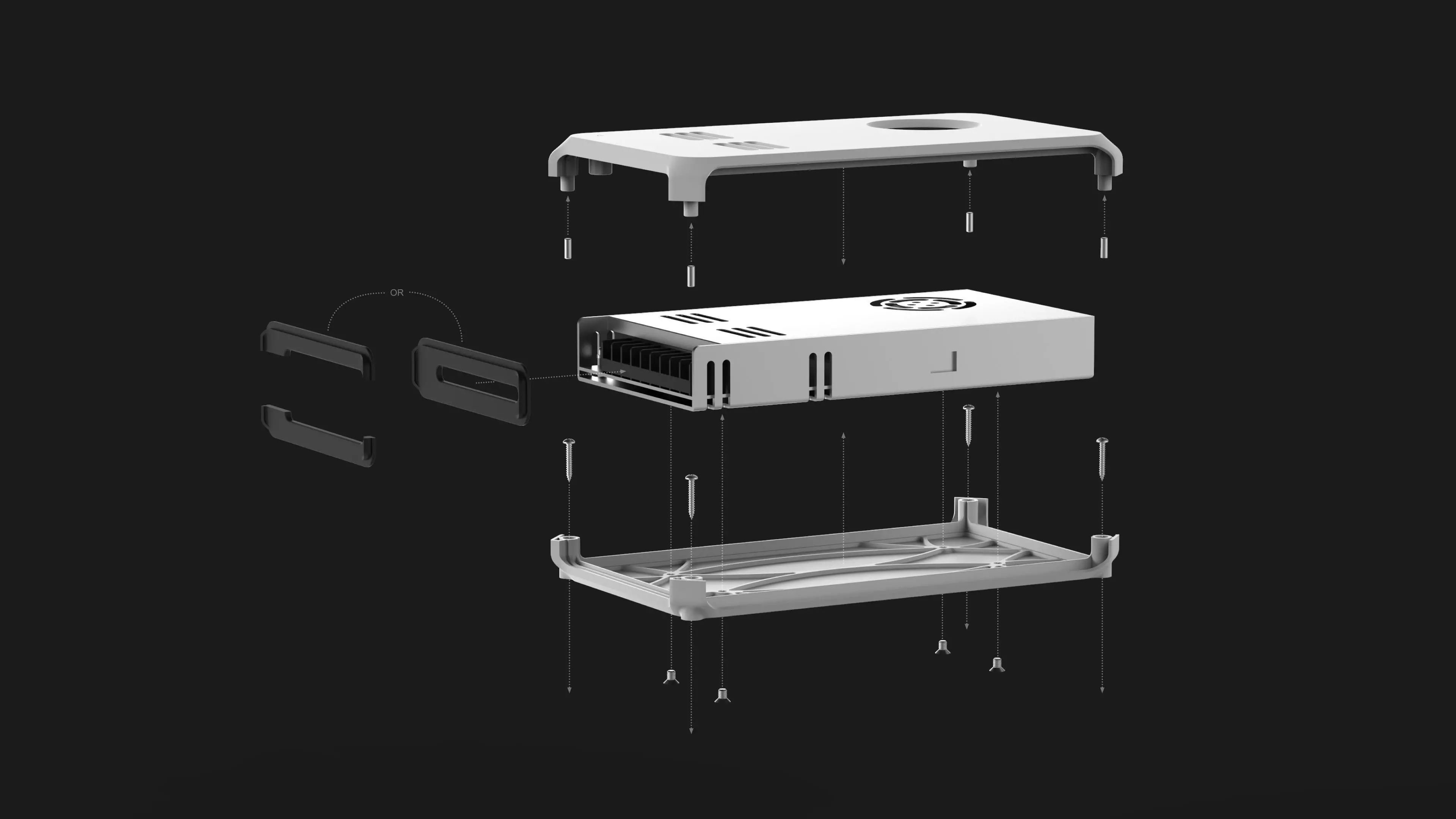 Mean Well LRS-600 - 600N2 Series Power Supply Enclosure 3D print model_1
