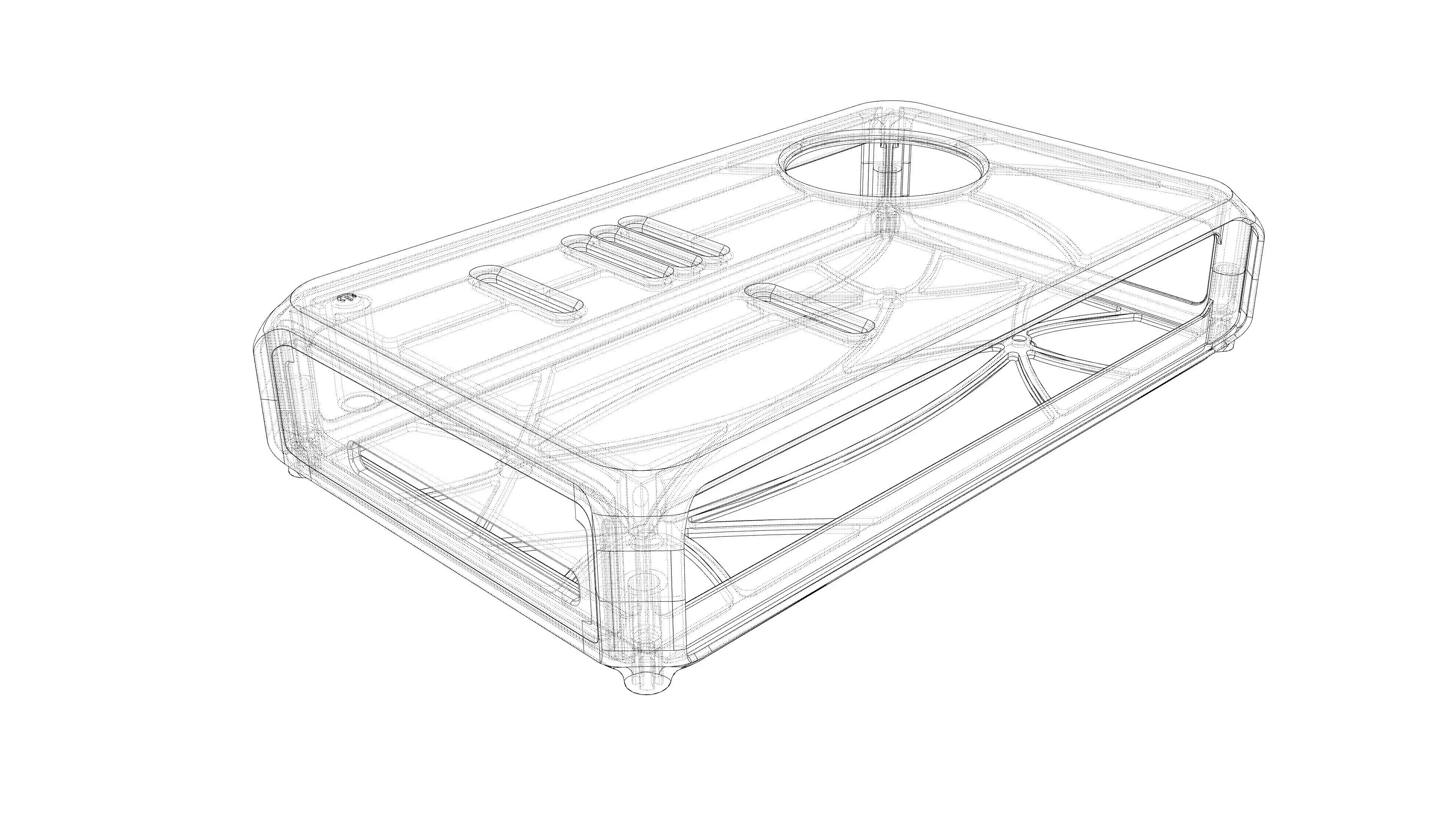 Mean Well LRS-600 - 600N2 Series Power Supply Enclosure 3D print model_11