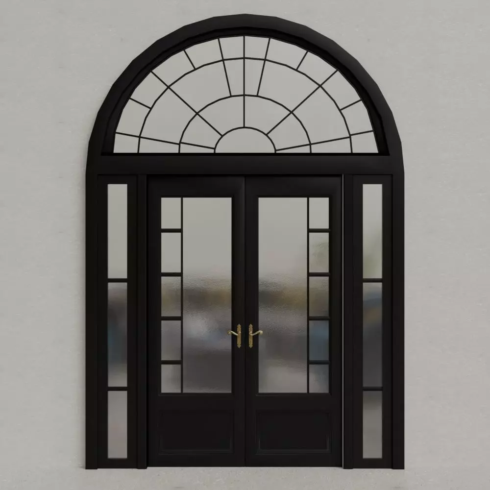Door Design 2 Low-poly 3D model_2