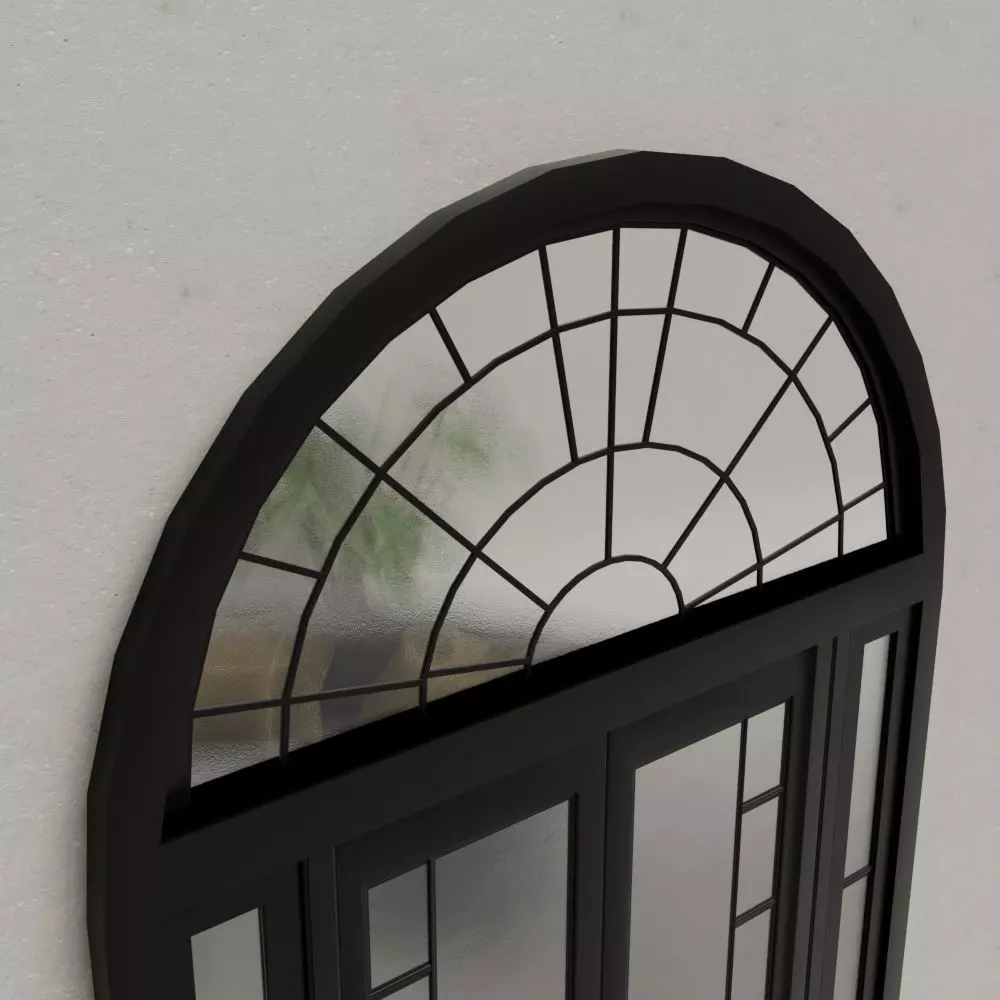 Door Design 2 Low-poly 3D model_6