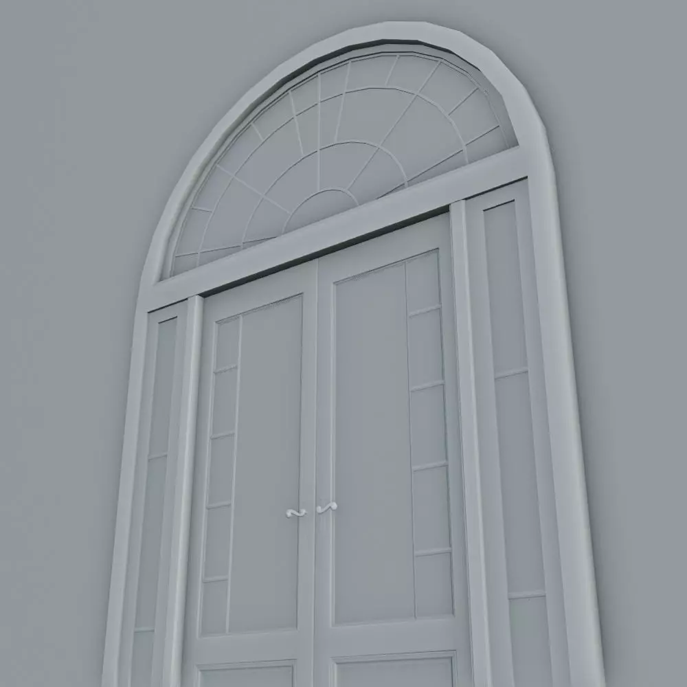 Door Design 2 Low-poly 3D model_9